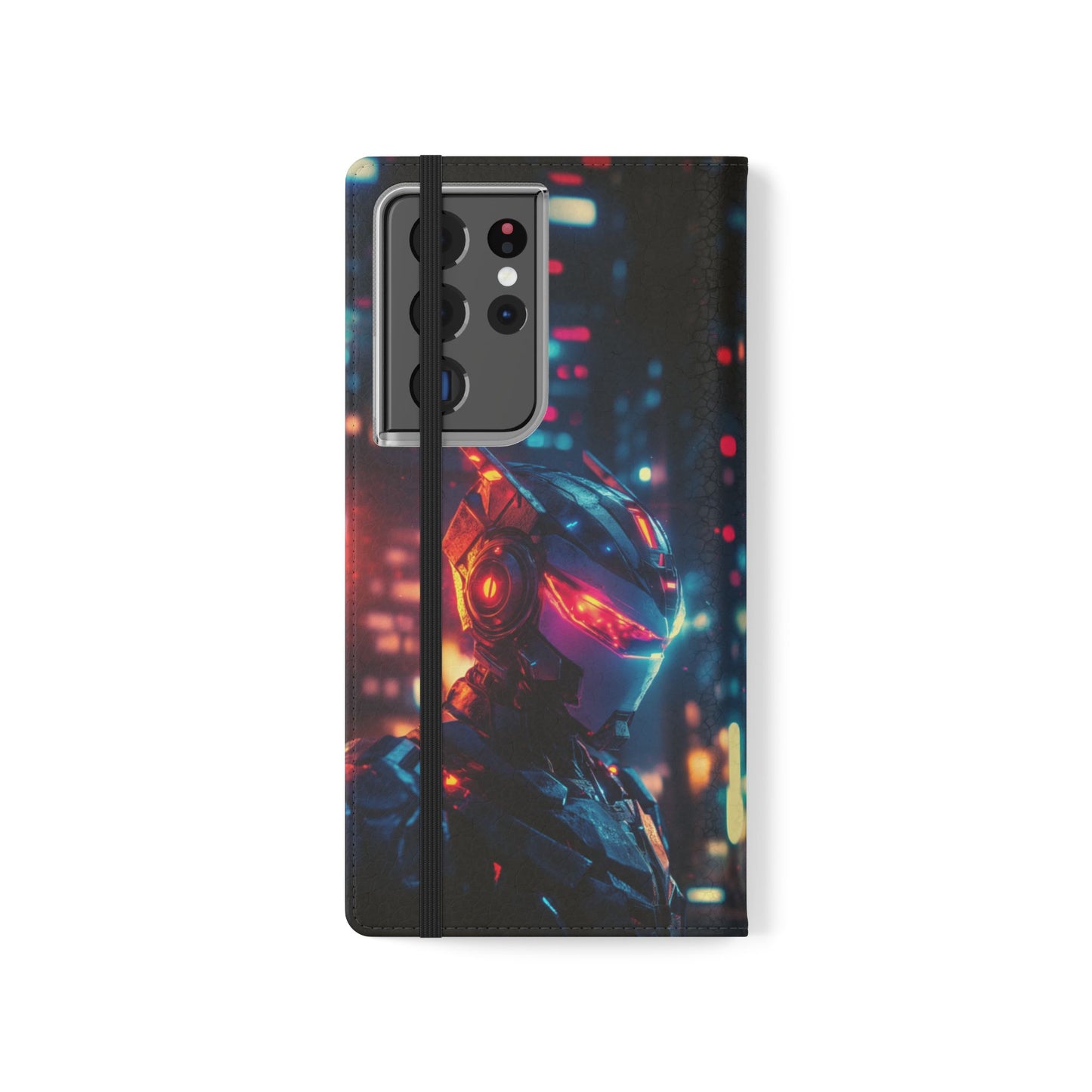 Neon Cyborg - Wallet Flip Case