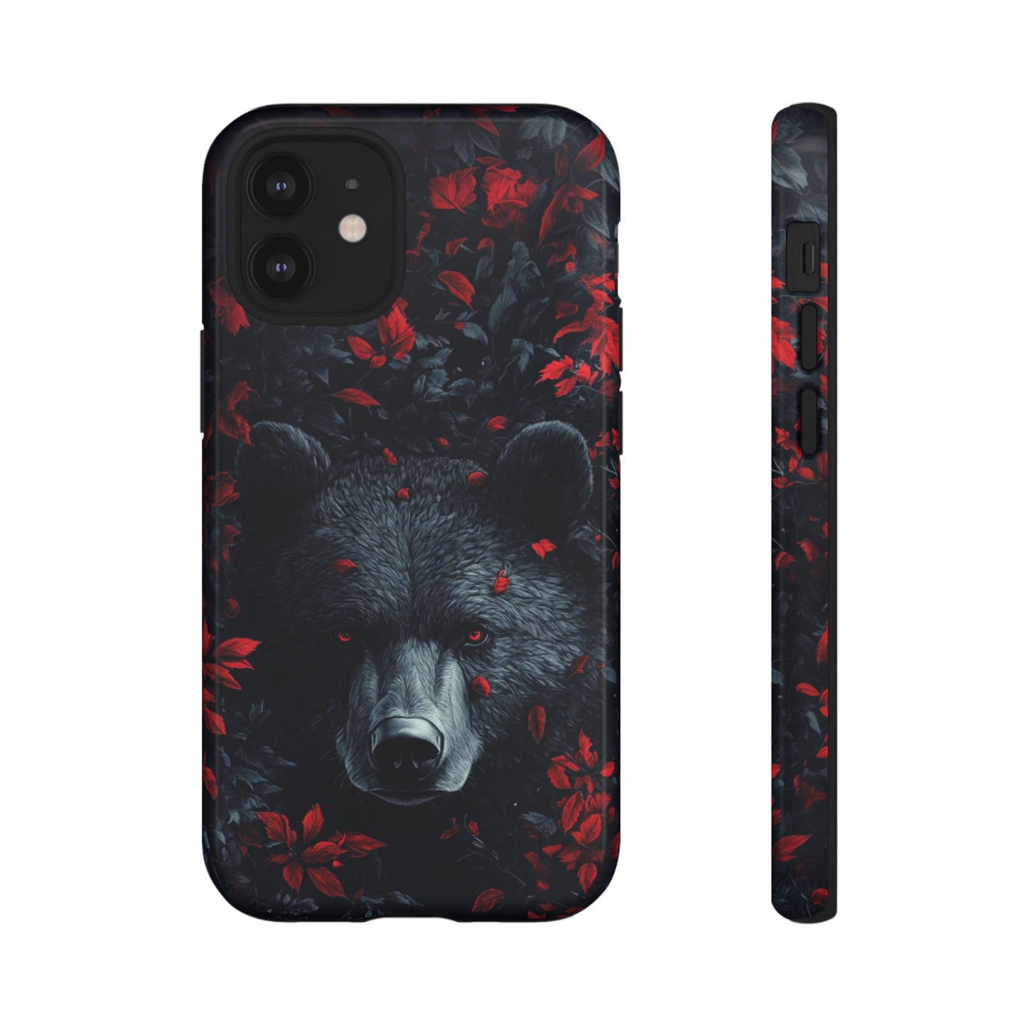 Crimson Bear Thicket – Tough iPhone Case