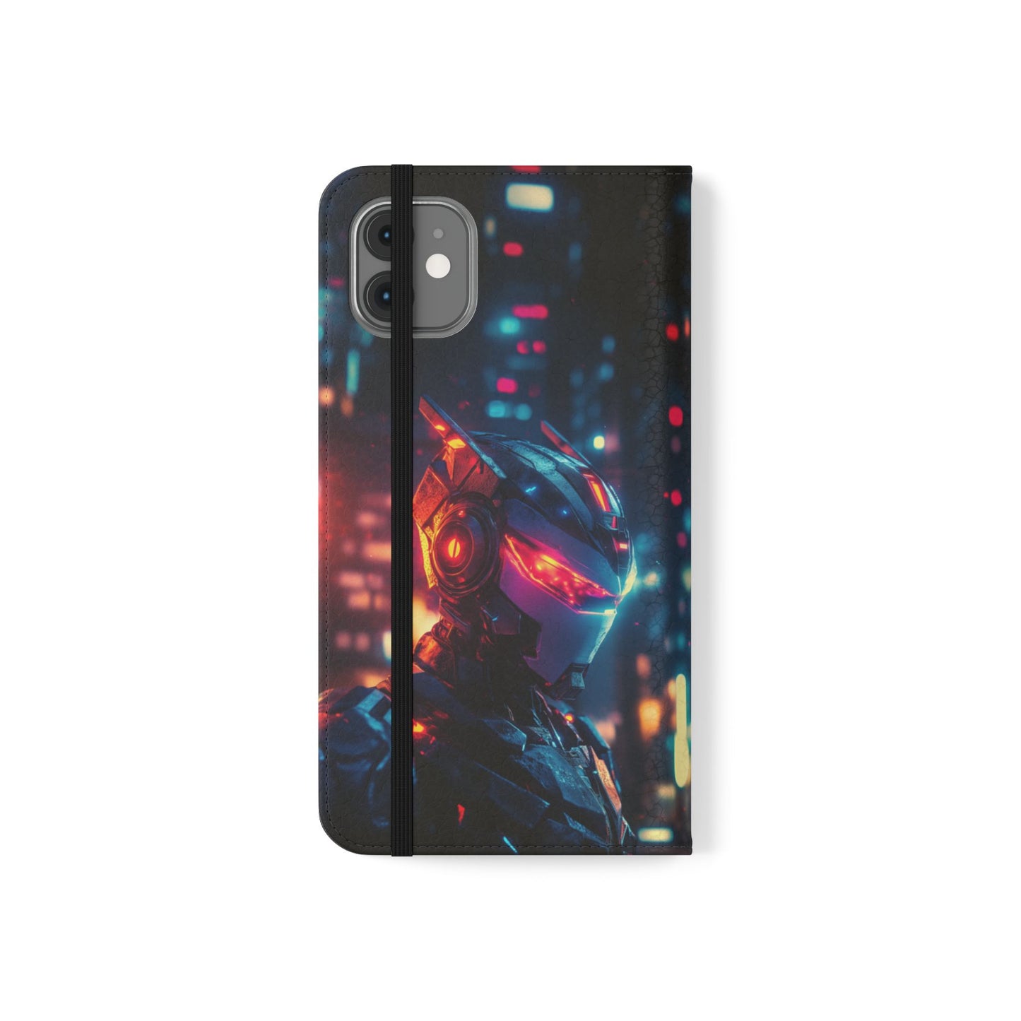 Neon Cyborg - Wallet Flip Case