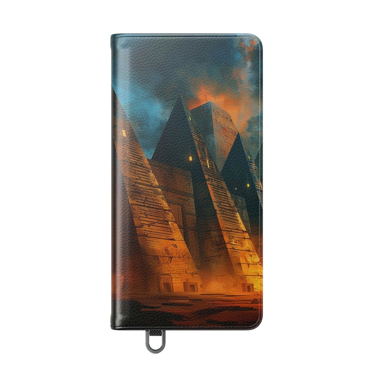 Ancient Egyptian Pyramids Sunset - Wallet Flip Case