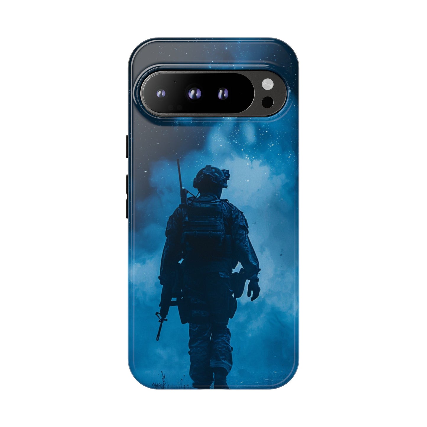 Midnight Sentinel Soldier – Tough Google Pixel Case
