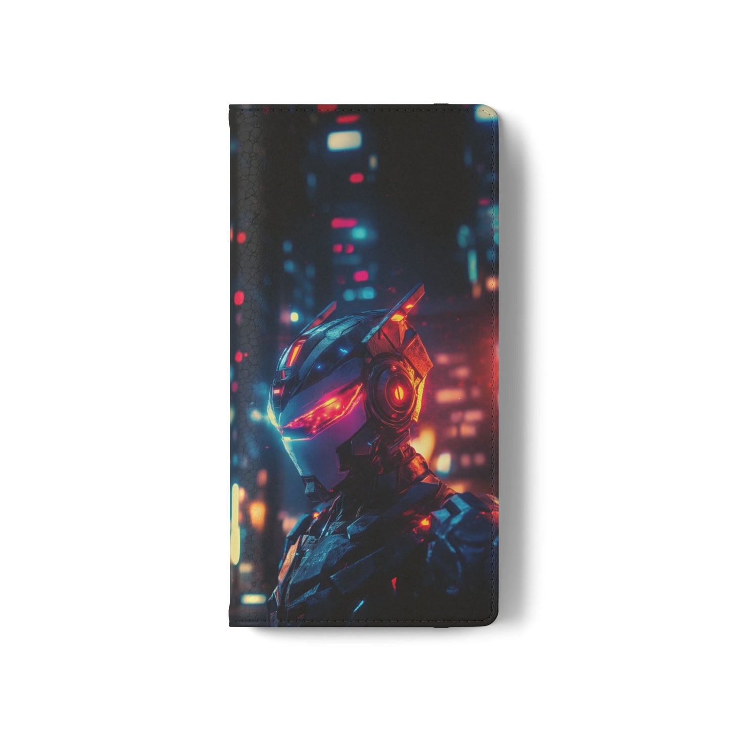 Neon Cyborg - Wallet Flip Case