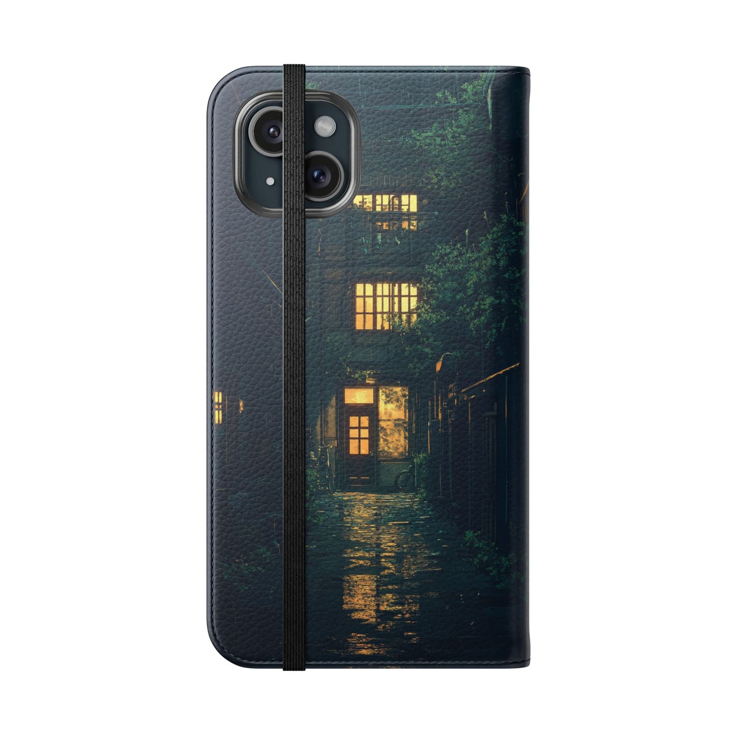 Rainy Alley - Wallet Flip Case