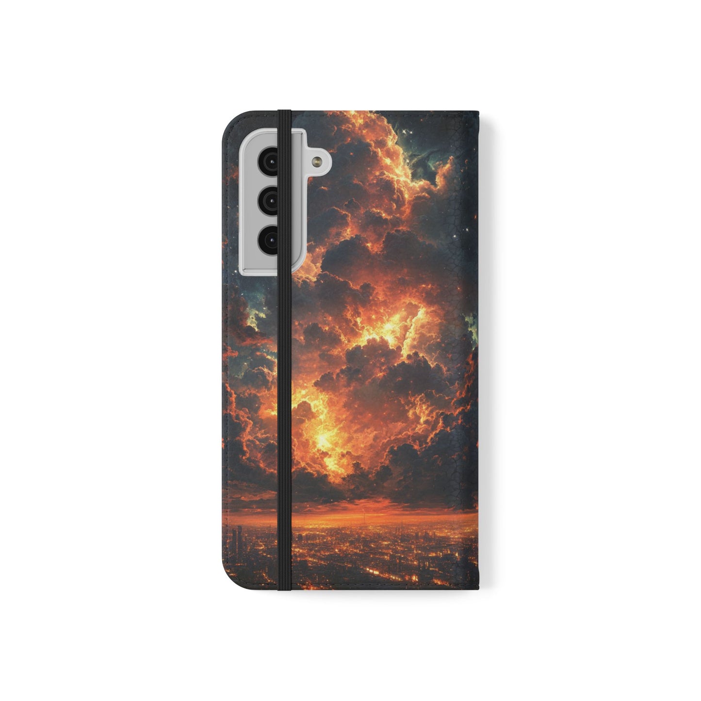Cosmic Storm - Wallet Flip Case