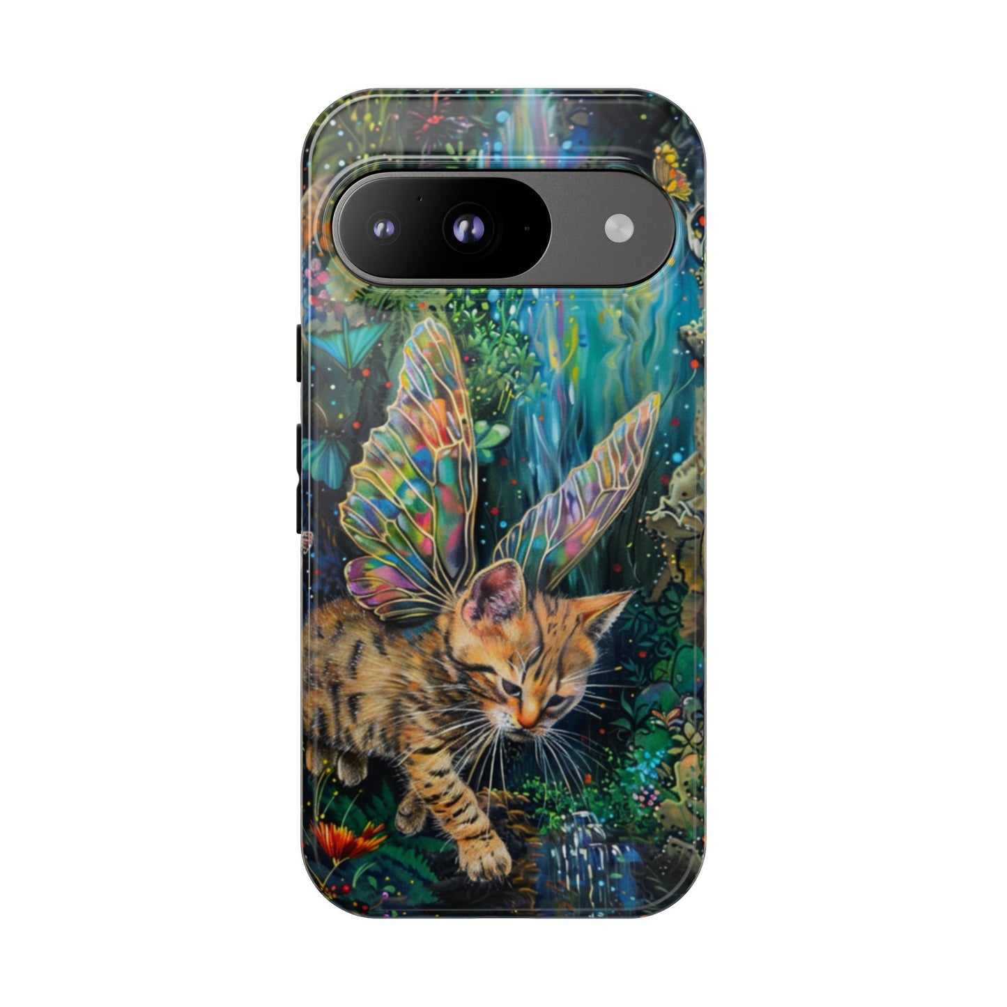 Fairy Garden Cat Phone Case – iPhone, Google Pixel, Samsung Galaxy