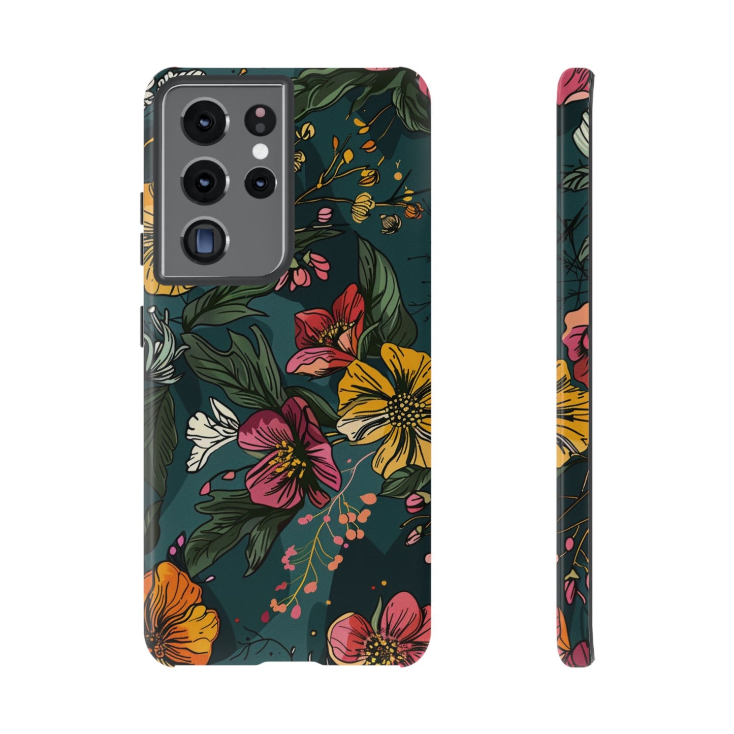 Vintage Floral Bloom – Tough Samsung Galaxy Case