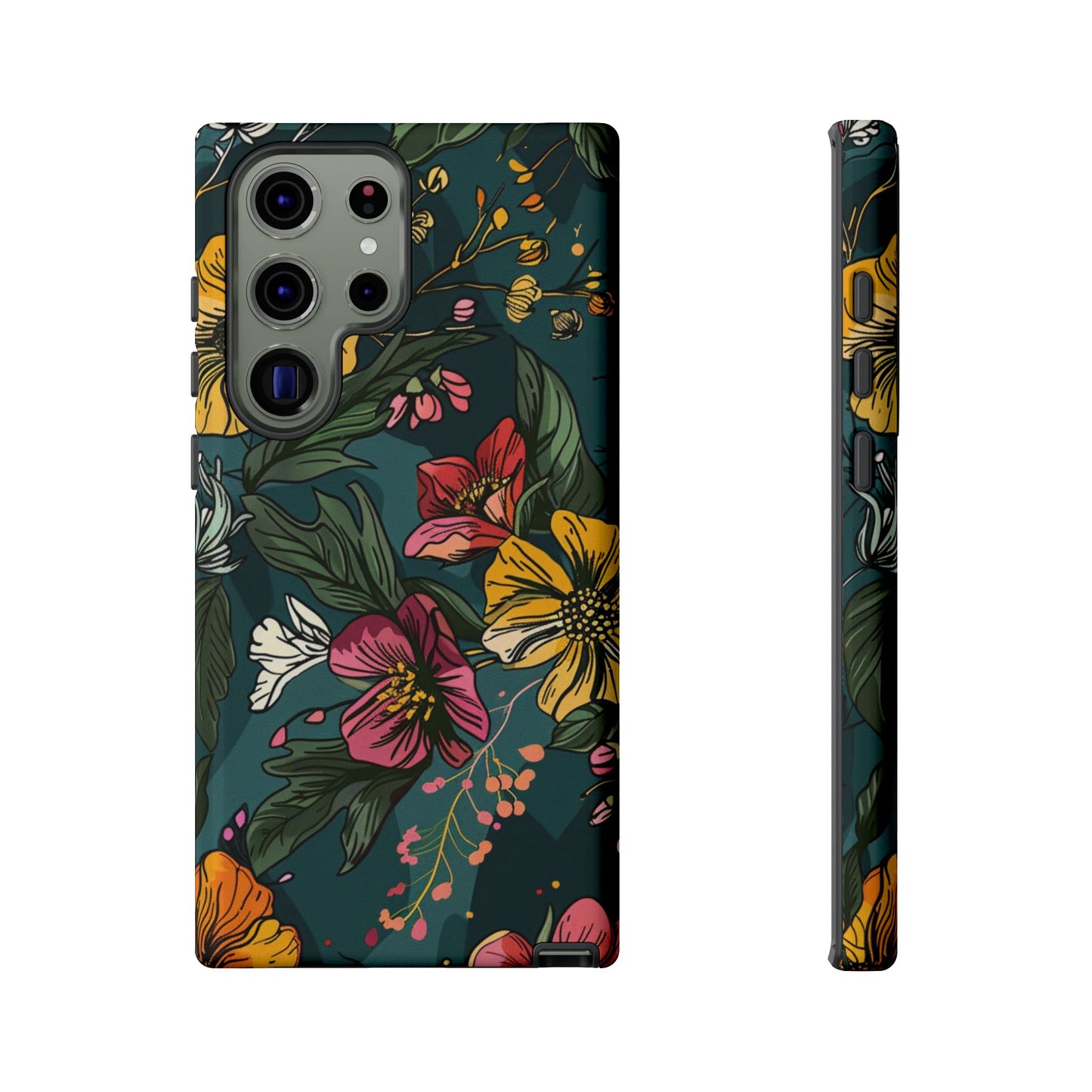 Vintage Floral Bloom – Tough Samsung Galaxy Case