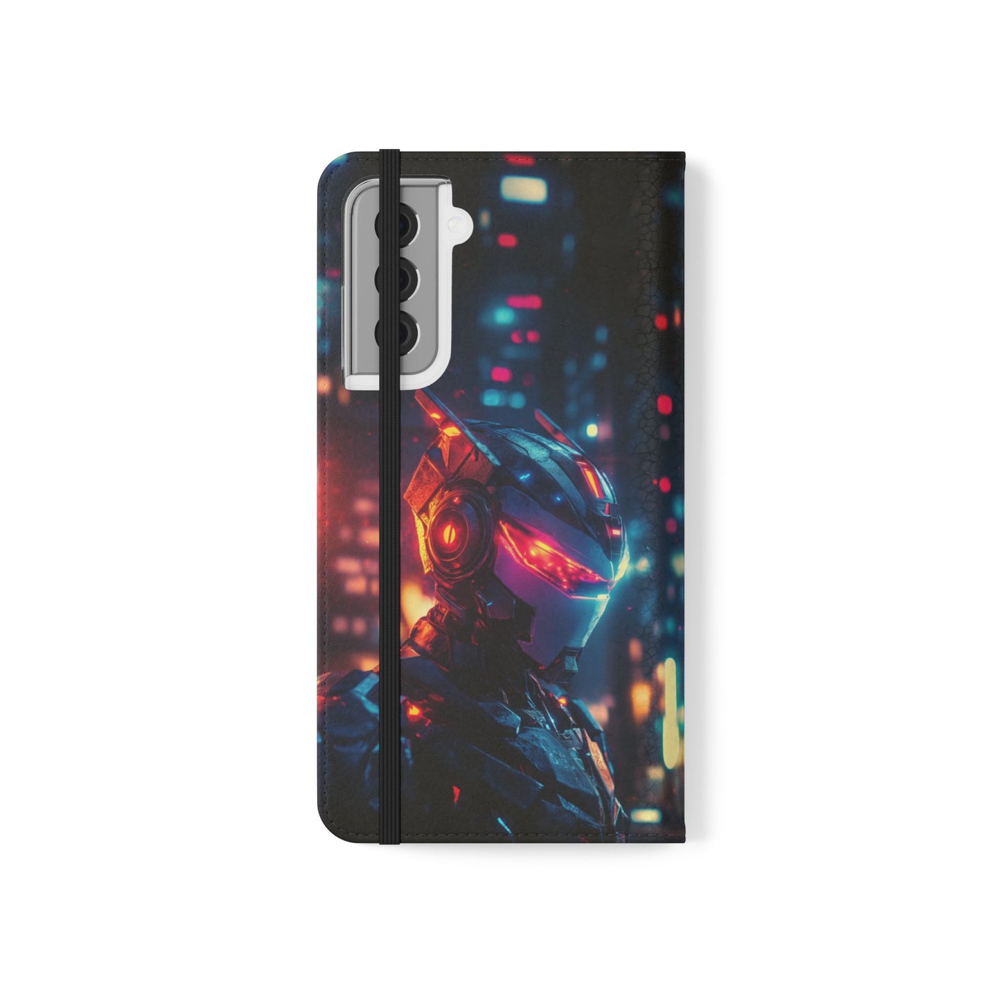 Neon Cyborg - Wallet Flip Case