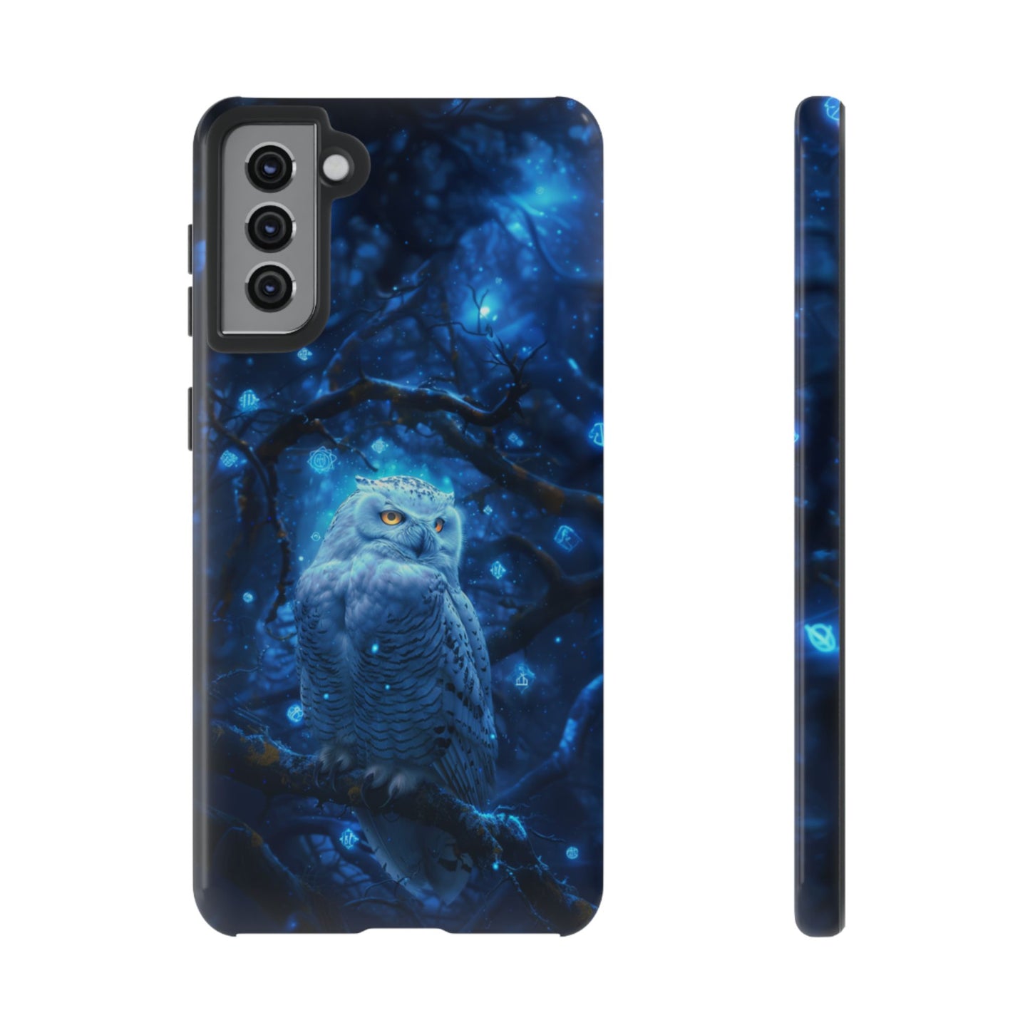 Luminous Rune Owl – Tough Samsung Galaxy Case