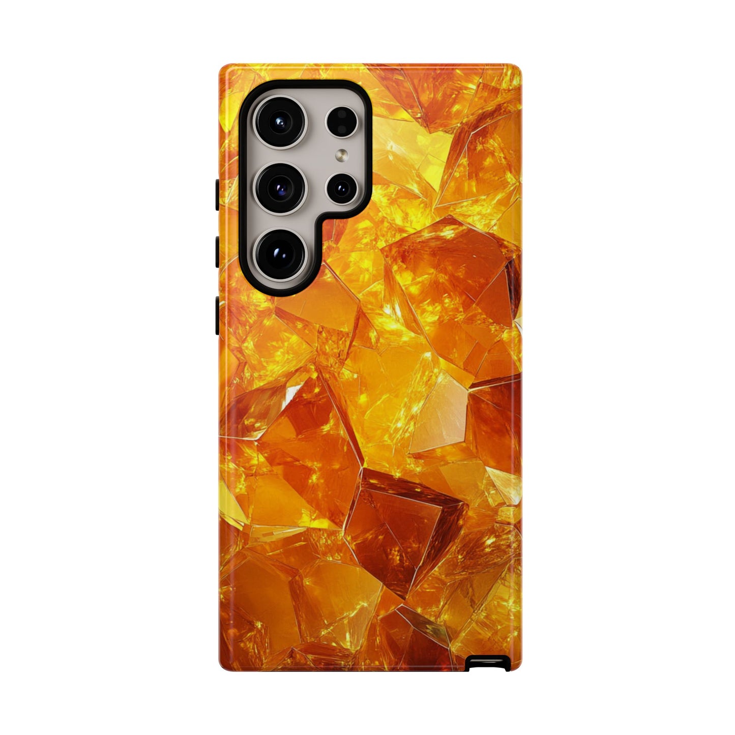 Amber Crystal Shards – Tough Samsung Galaxy Case