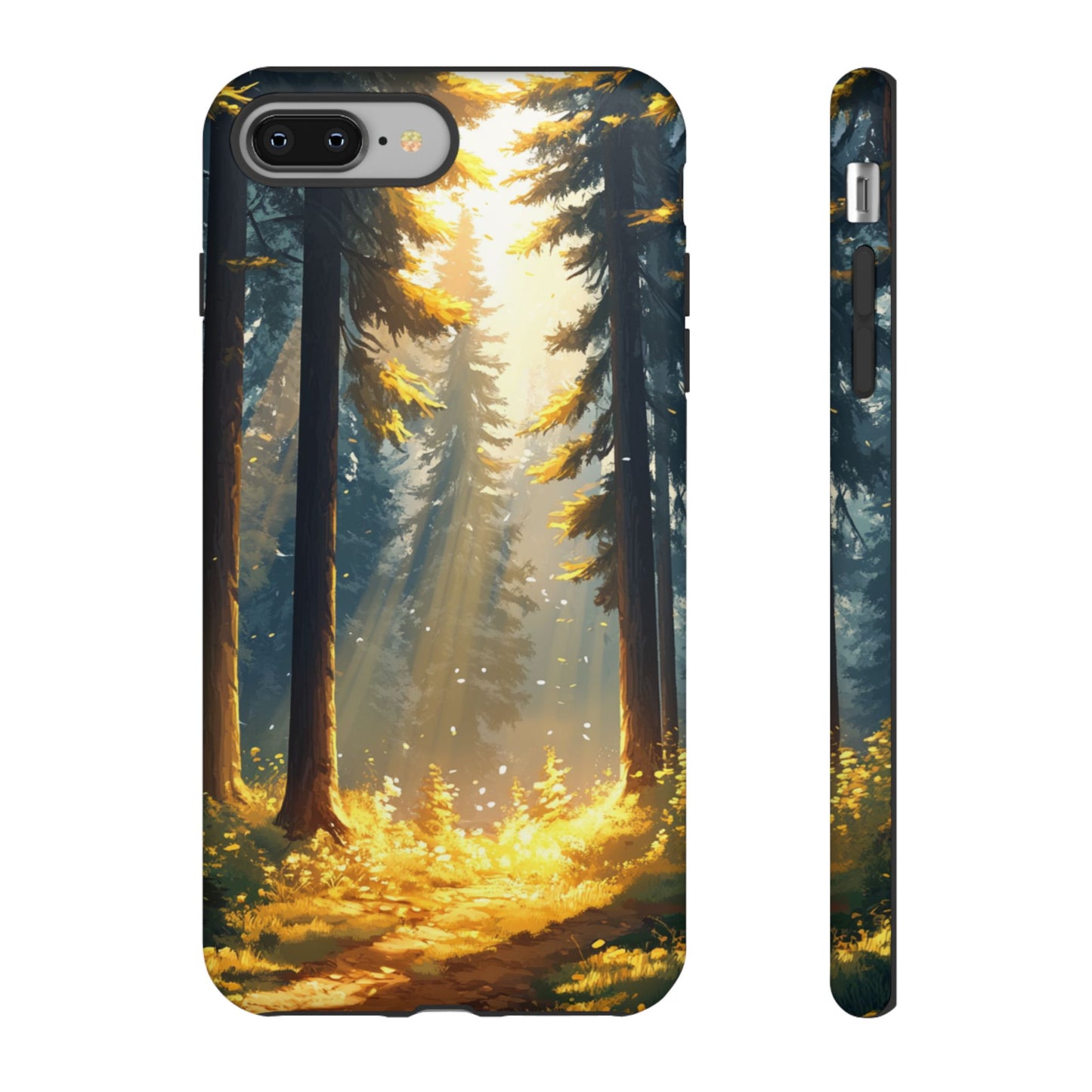 Golden Forest Path – Tough iPhone Case
