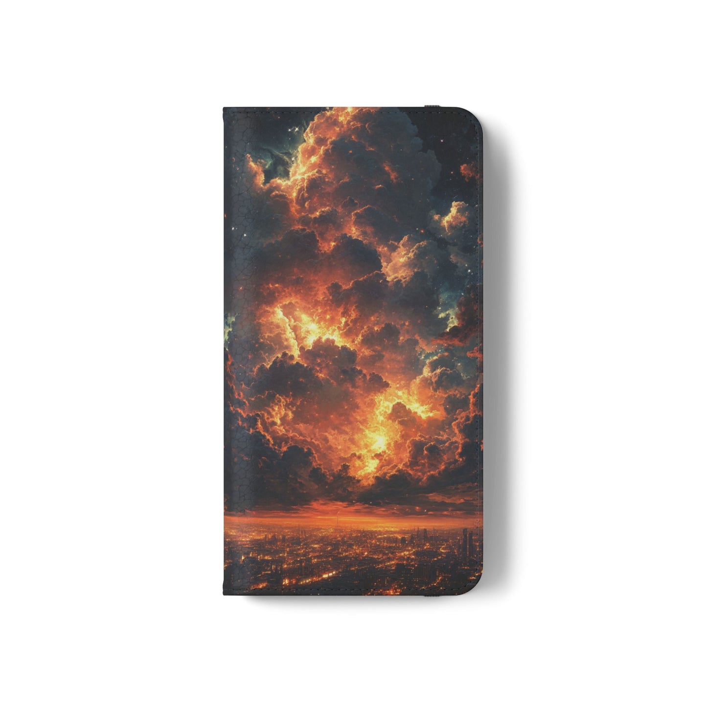 Cosmic Storm - Wallet Flip Case