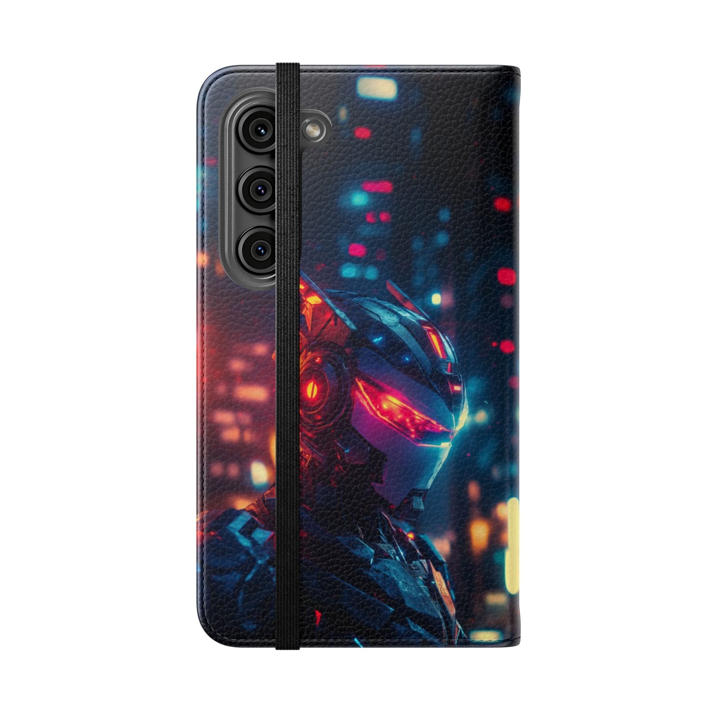 Neon Cyborg - Wallet Flip Case