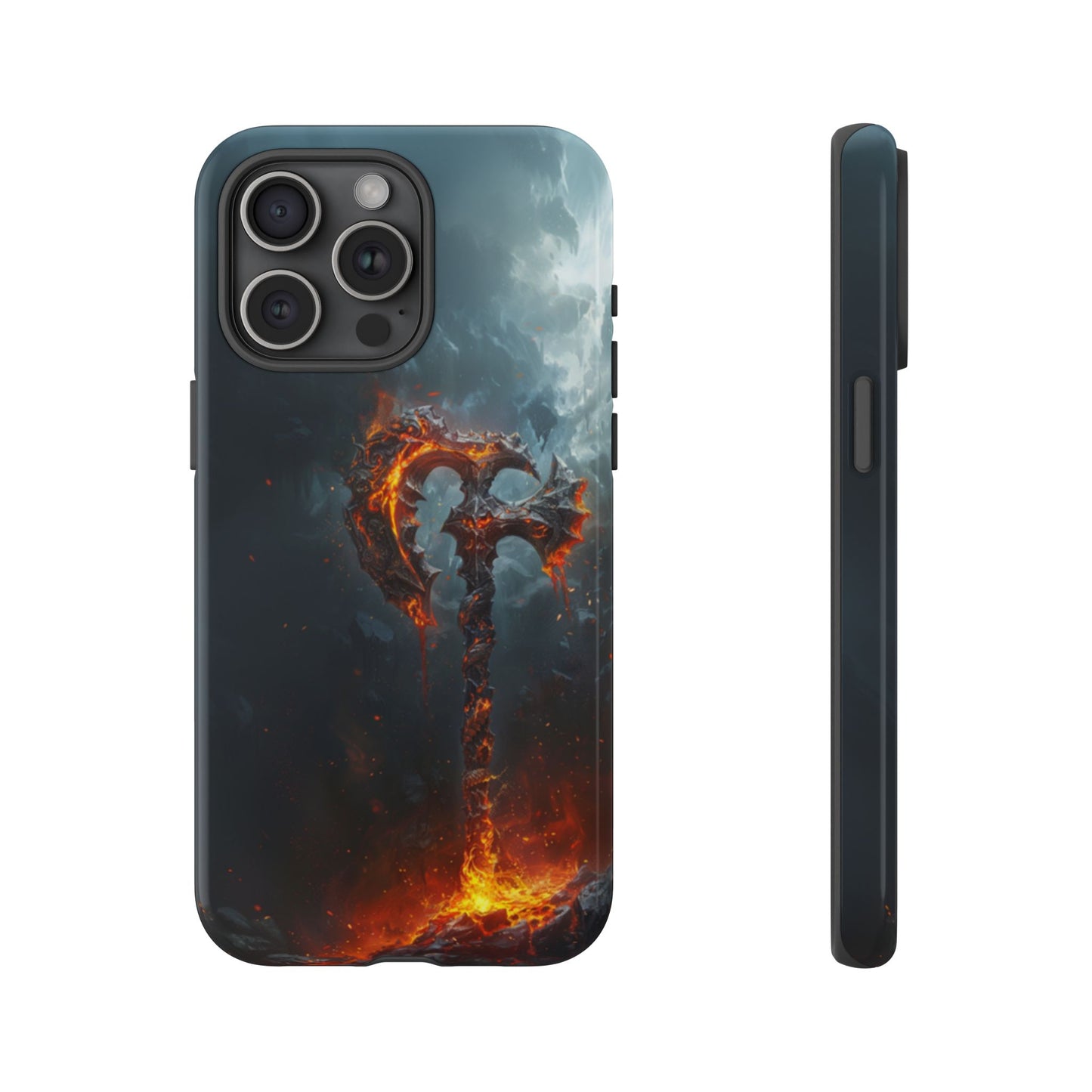 Molten War Axe - Tough iPhone Case