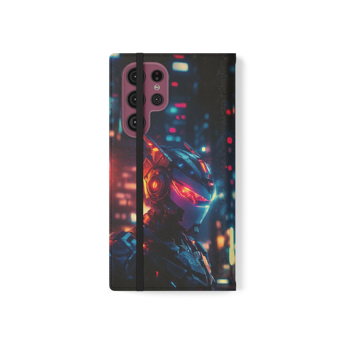 Neon Cyborg - Wallet Flip Case