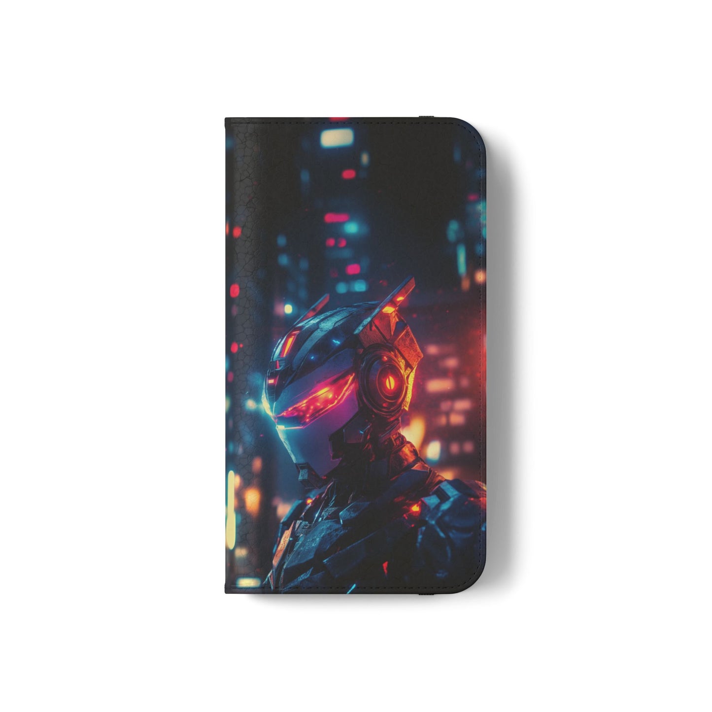 Neon Cyborg - Wallet Flip Case