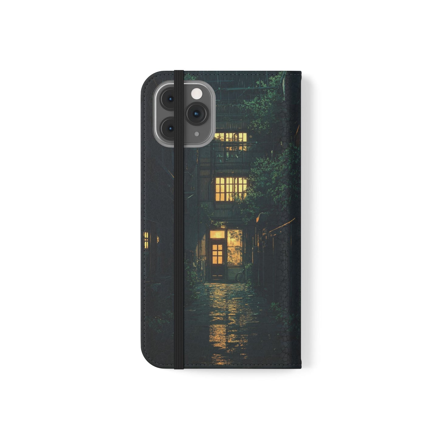 Rainy Alley - Wallet Flip Case