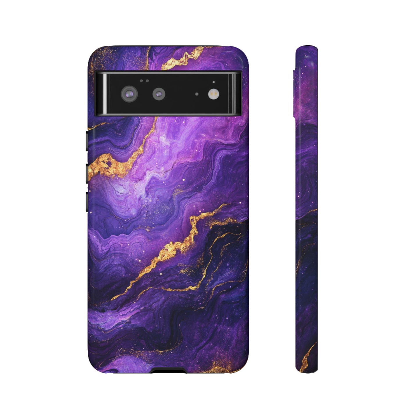 Amethyst Gold Marble – Tough Google Pixel Case