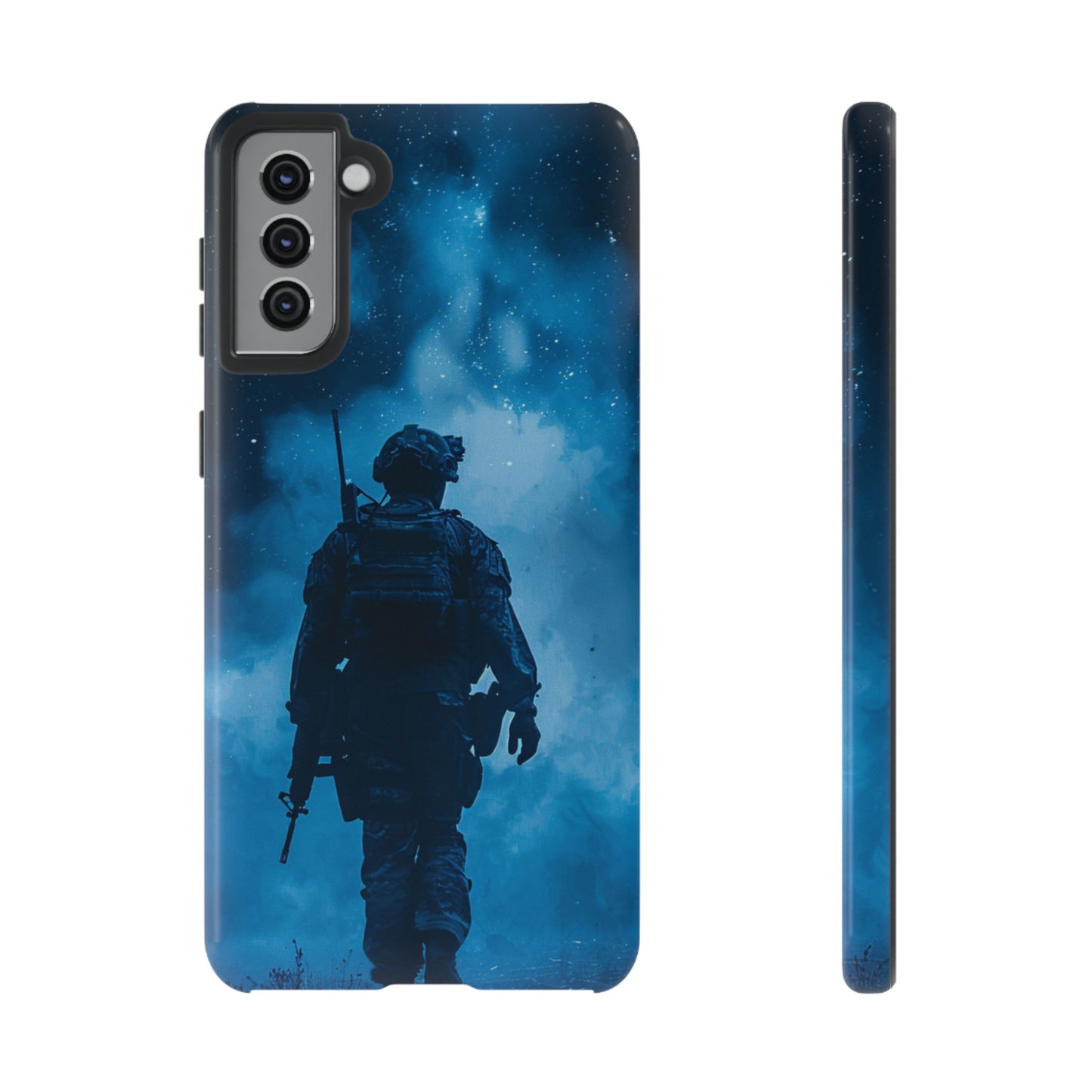 Midnight Sentinel Soldier – Tough Samsung Galaxy Case