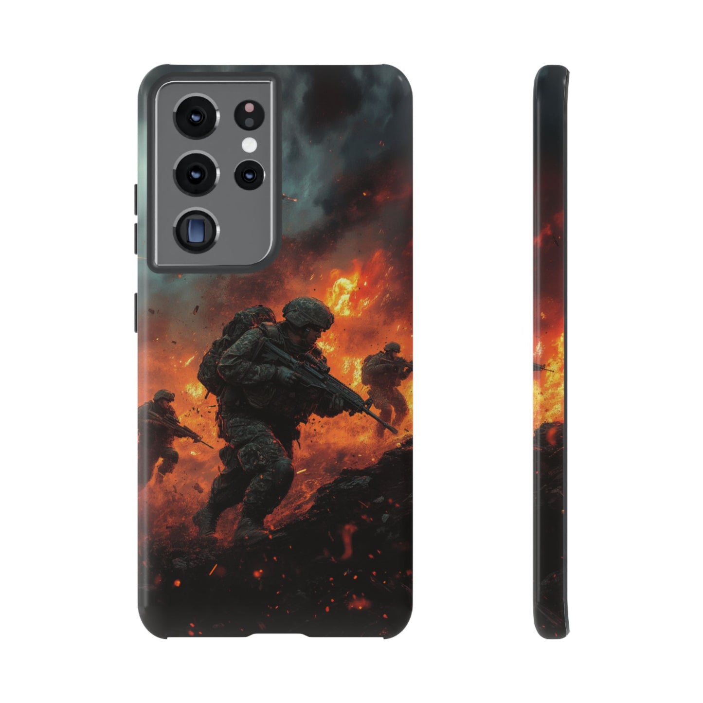 Epic Battlefield Soldier Phone Case - iPhone, Google Pixel, Samsung Galaxy