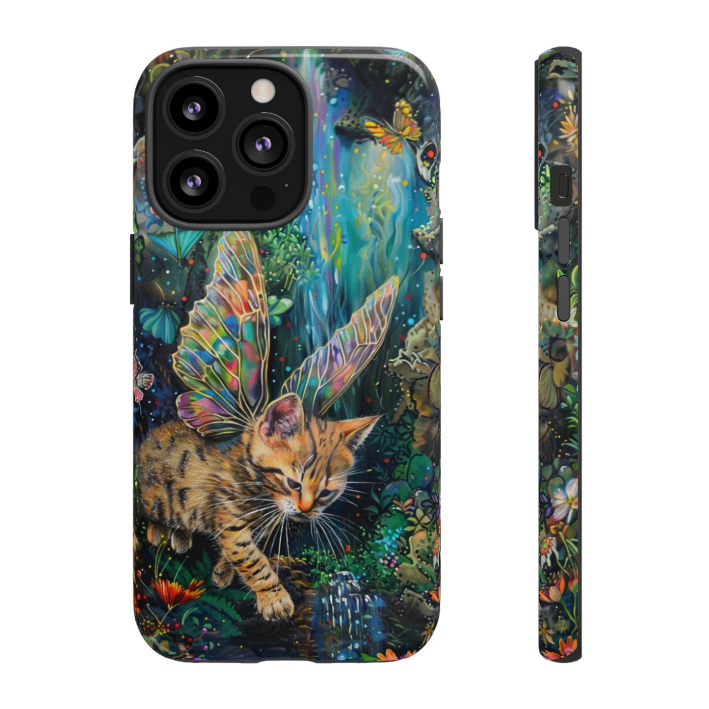 Fairy Garden Cat Phone Case – iPhone, Google Pixel, Samsung Galaxy