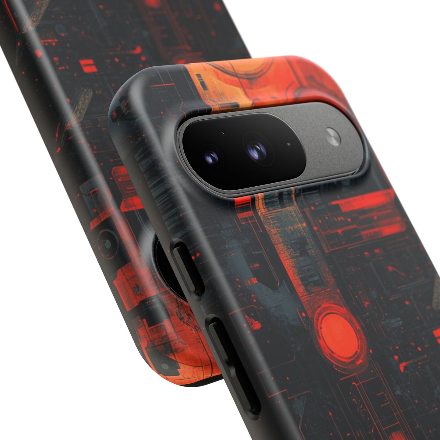Neon Circuit Matrix – Tough Google Pixel Case