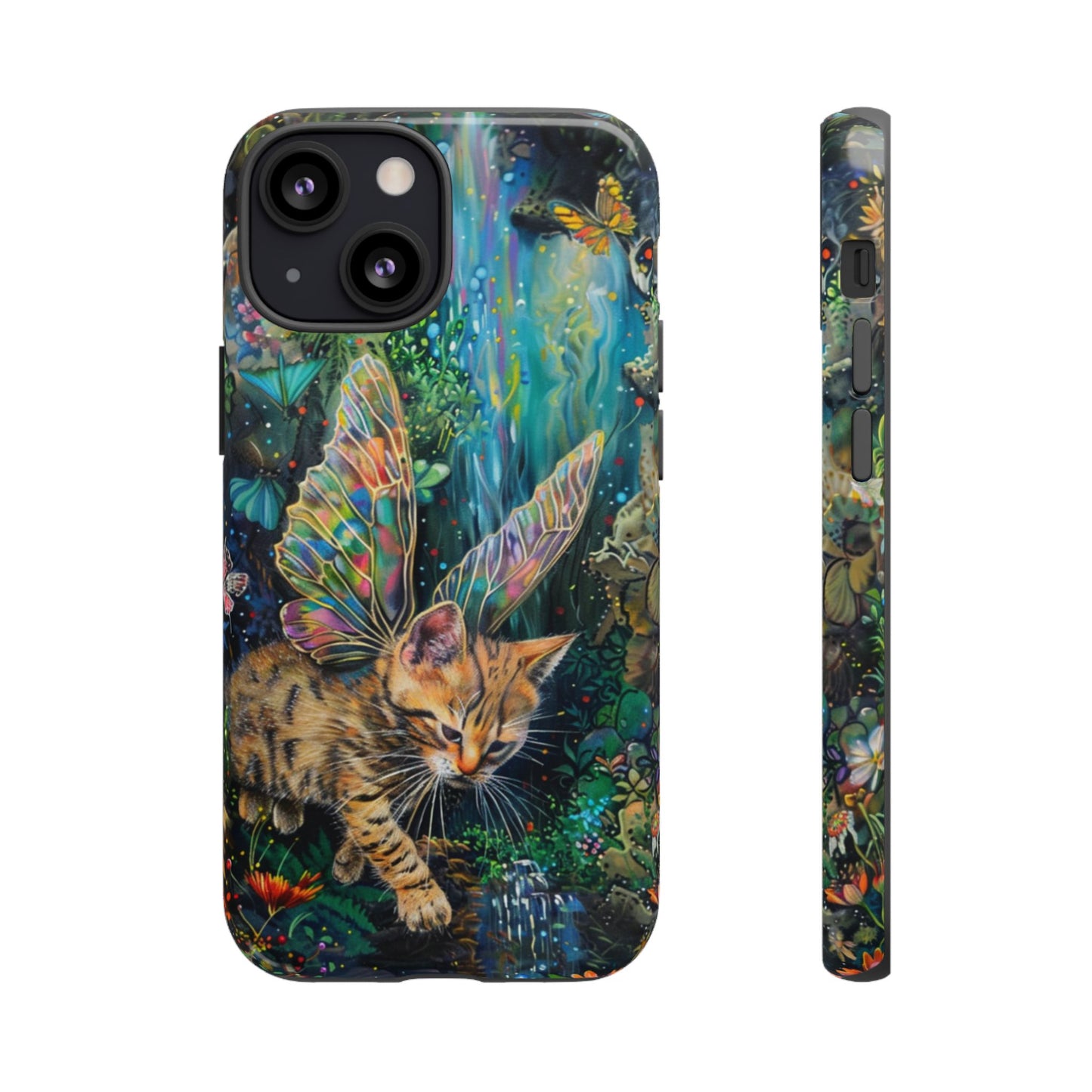 Fairy Garden Cat Phone Case – iPhone, Google Pixel, Samsung Galaxy