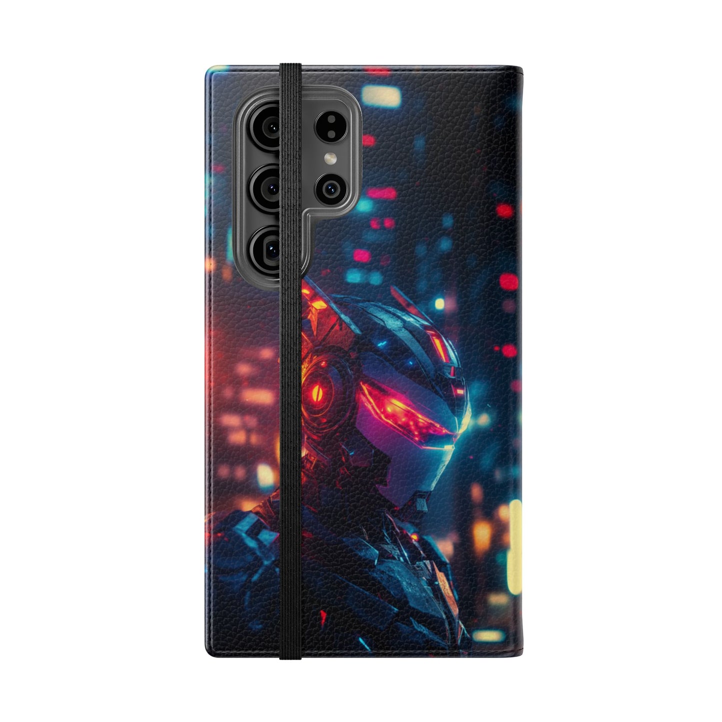 Neon Cyborg - Wallet Flip Case