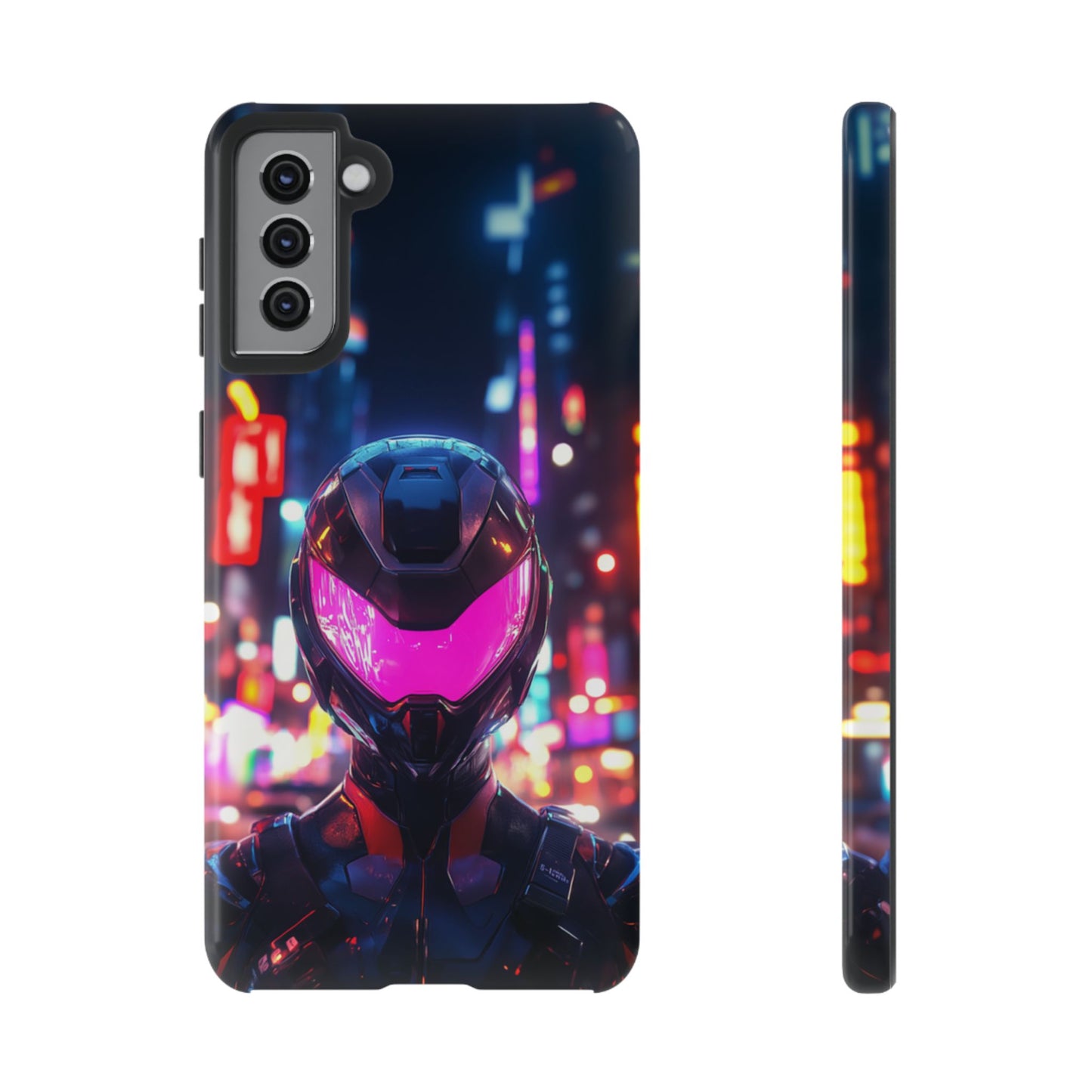 Neon Guardian Warrior – Tough Samsung Galaxy Case