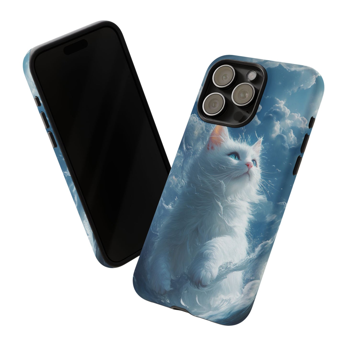 Wind Fantasy Cat Phone Case – iPhone, Google Pixel, Samsung Galaxy