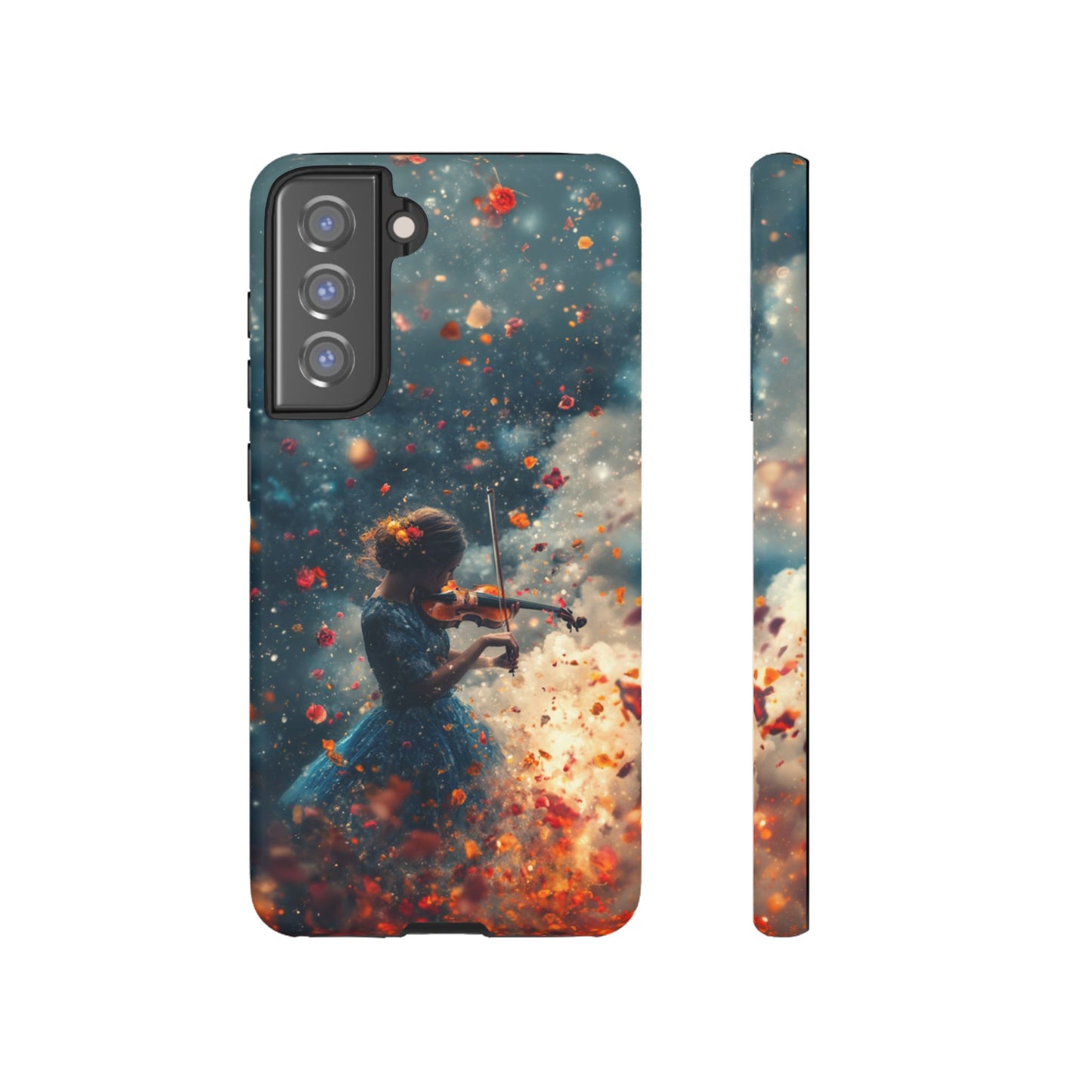 Petal Breeze Violinist Phone Case - iPhone, Google Pixel, Samsung Galaxy