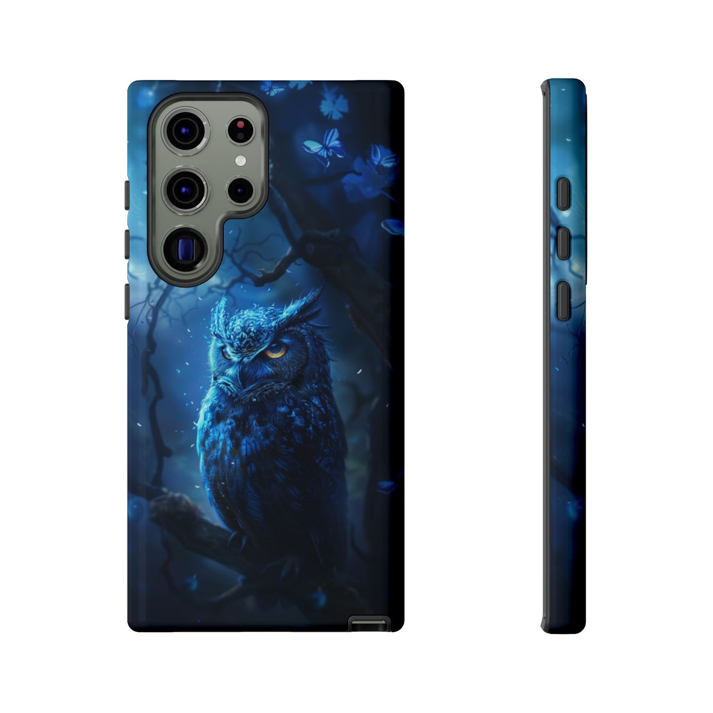 Azure Nocturne Owl – Tough Samsung Galaxy Case