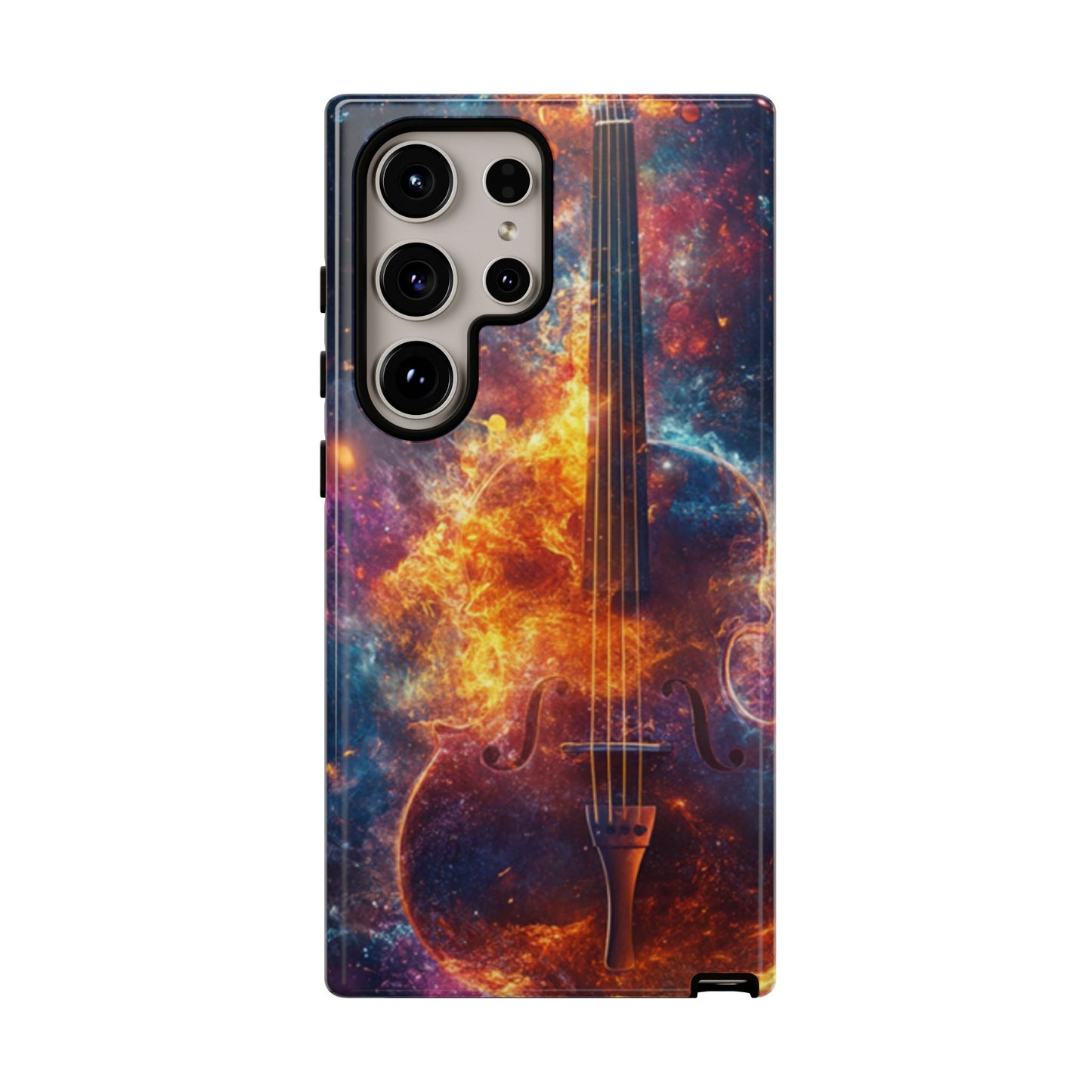 Fiery Violin Galaxy Phone Case – iPhone, Samsung, Google Pixel