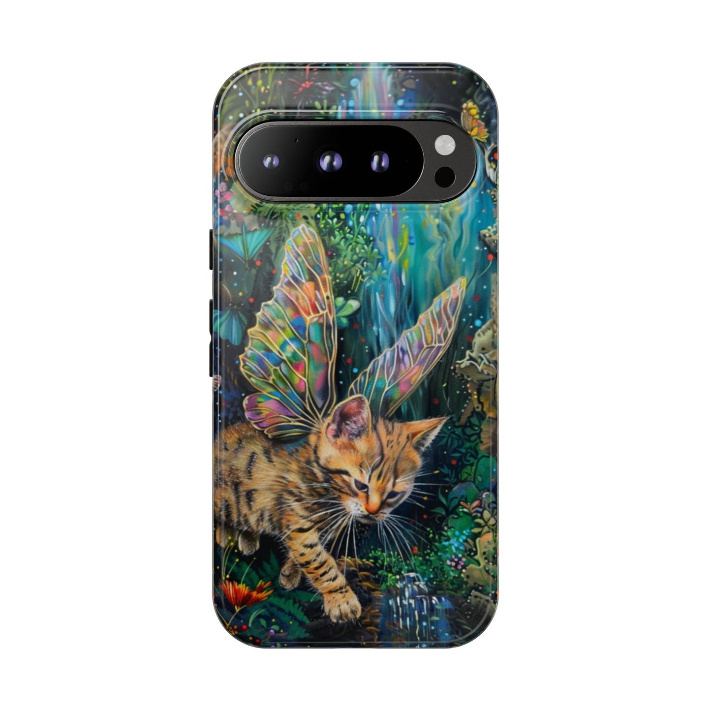 Fairy Garden Cat Phone Case – iPhone, Google Pixel, Samsung Galaxy