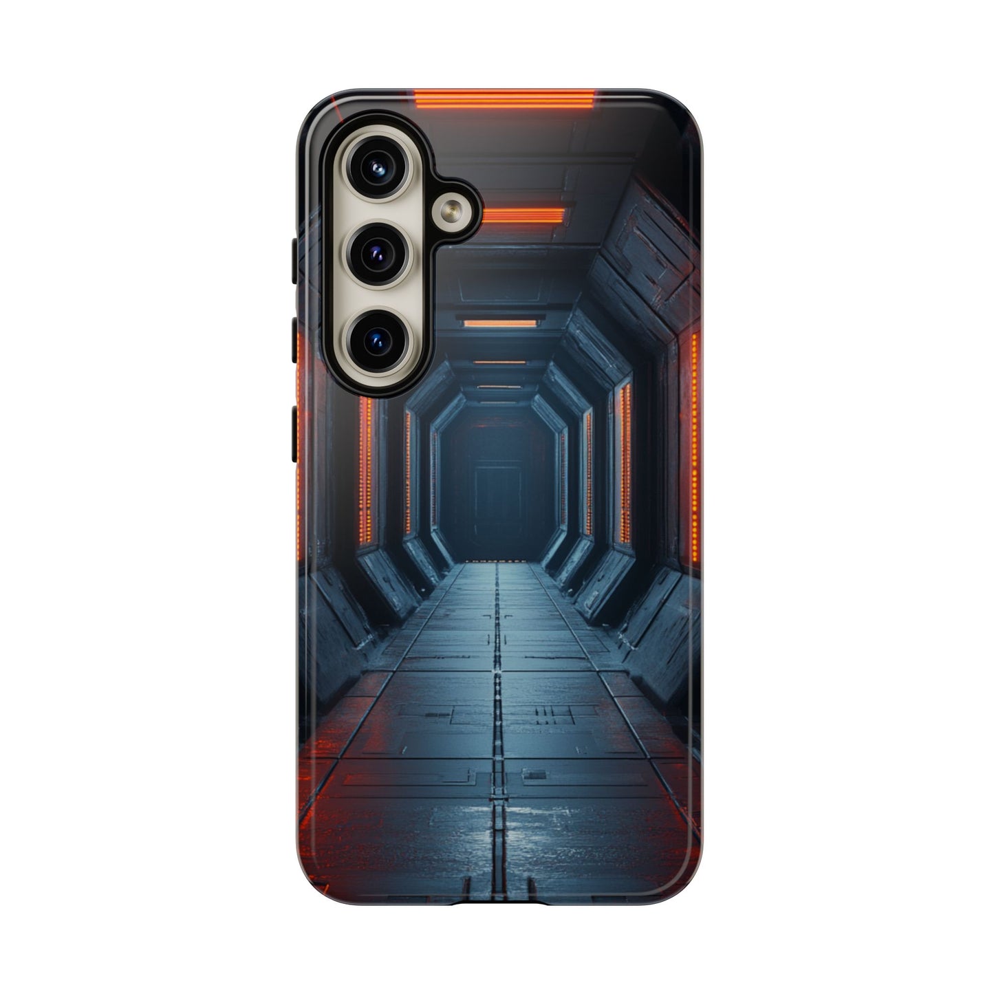 Red Alert Corridor – Tough Samsung Galaxy Case