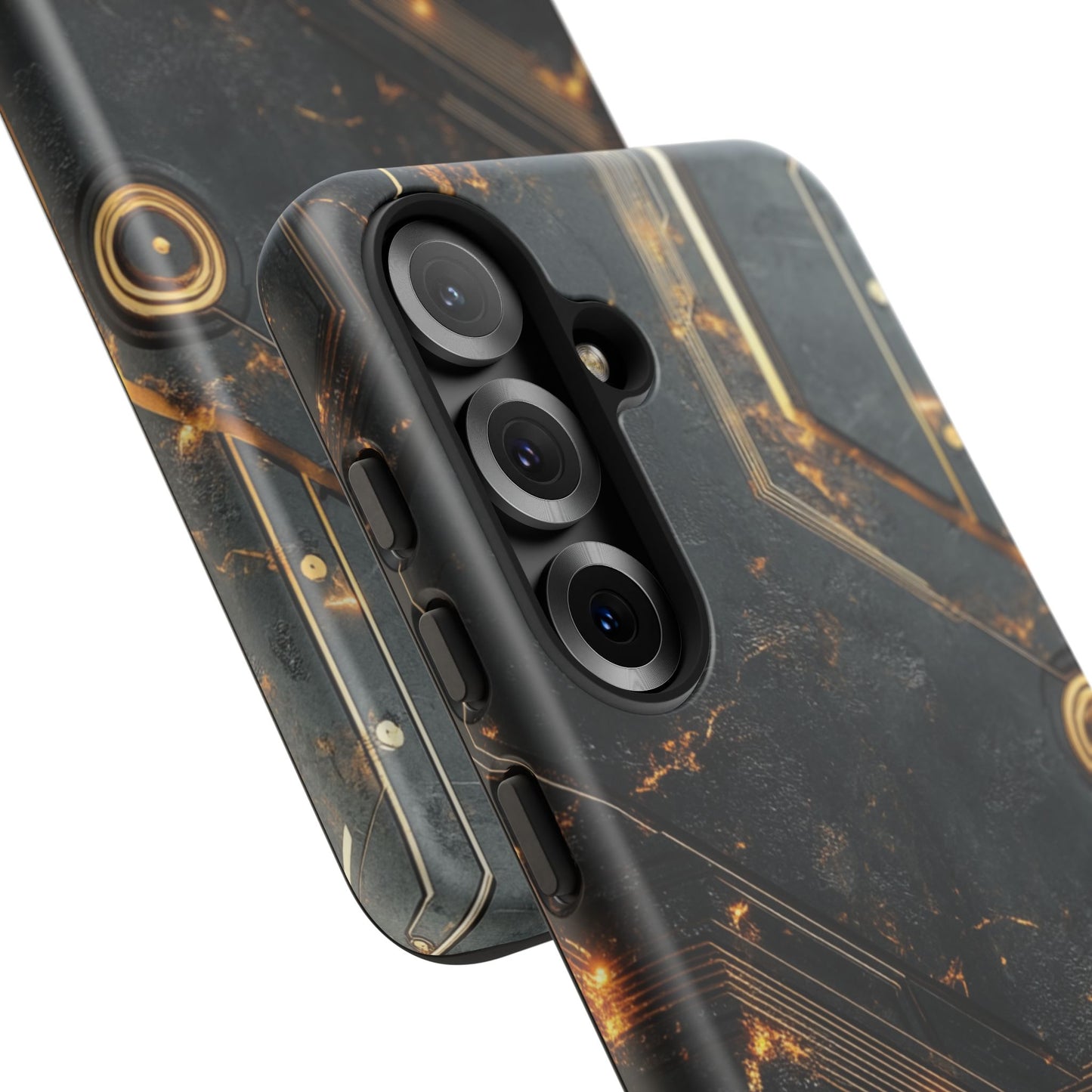 Obsidian Ember Circuit – Tough Samsung Galaxy Case