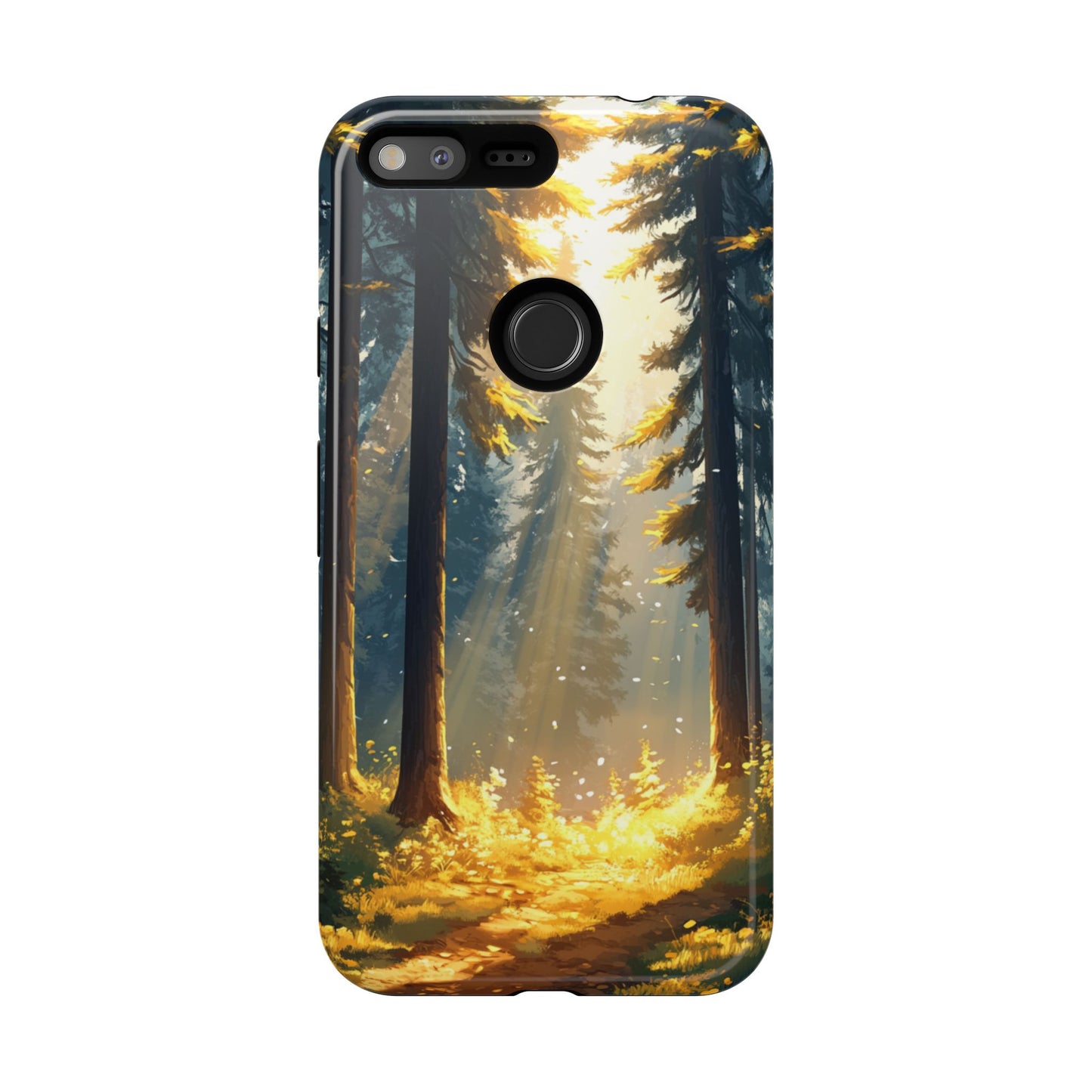 Golden Forest Path – Tough Google Pixel Case