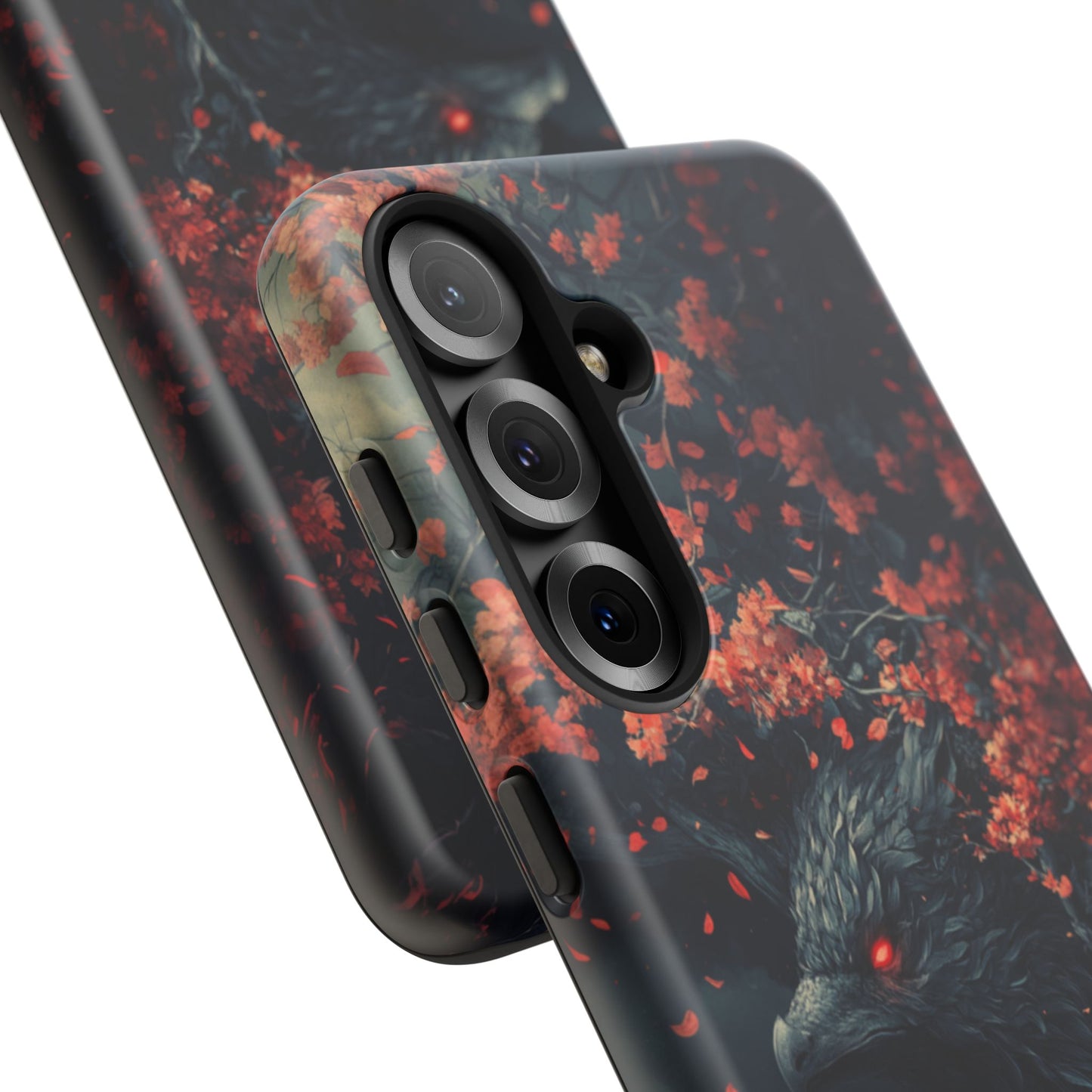 Crimson Raven Bloom – Tough Samsung Galaxy Case