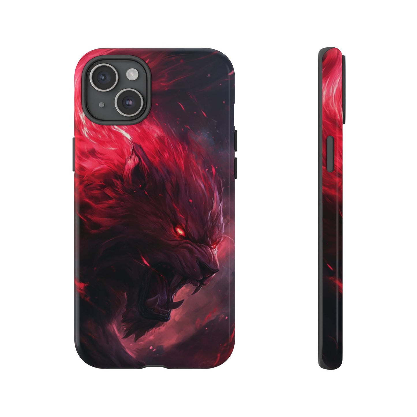 Fiery Wolf Spirit – Tough iPhone Case
