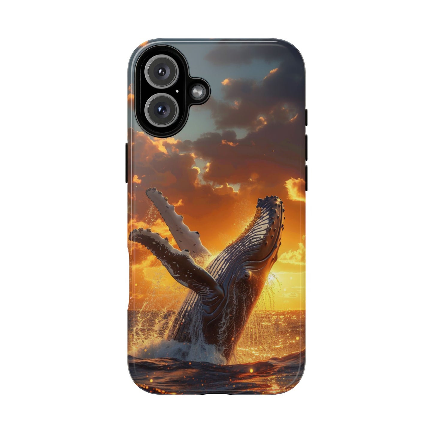 Sunset Breach Whale - Tough iPhone Case