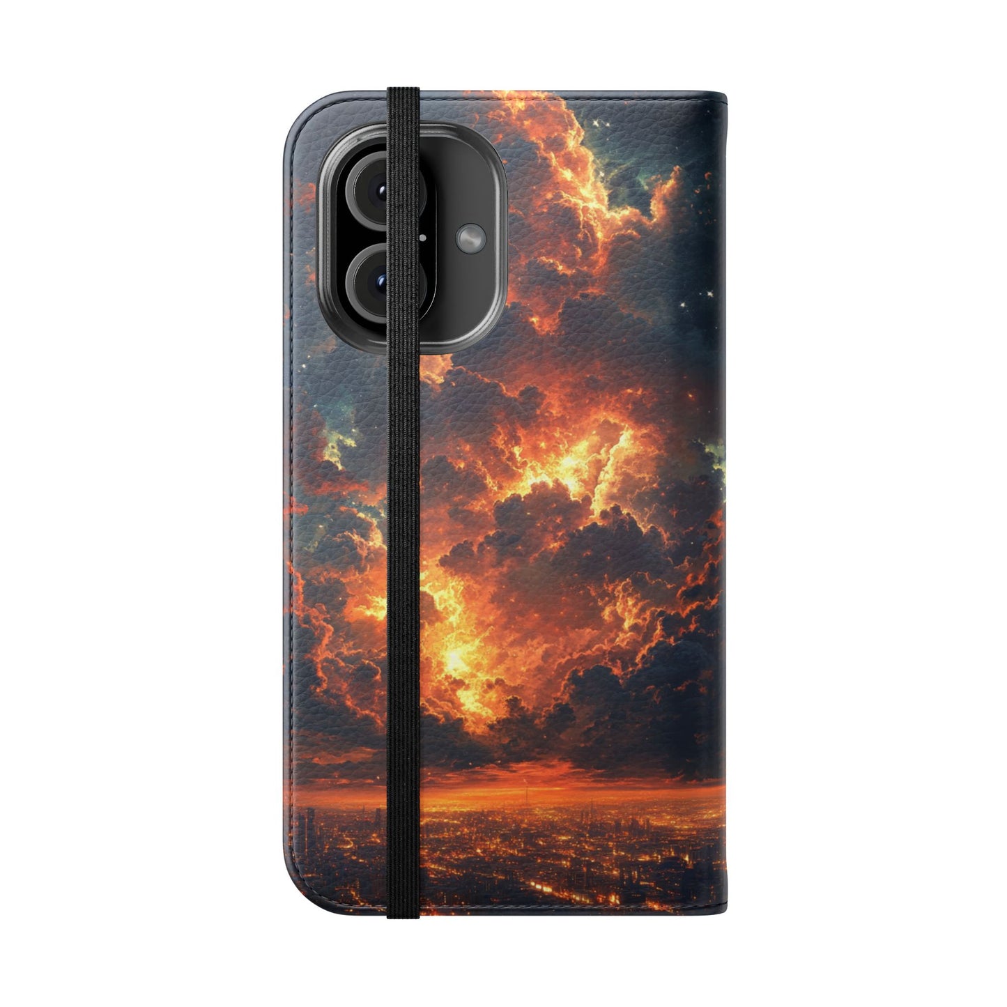 Cosmic Storm - Wallet Flip Case