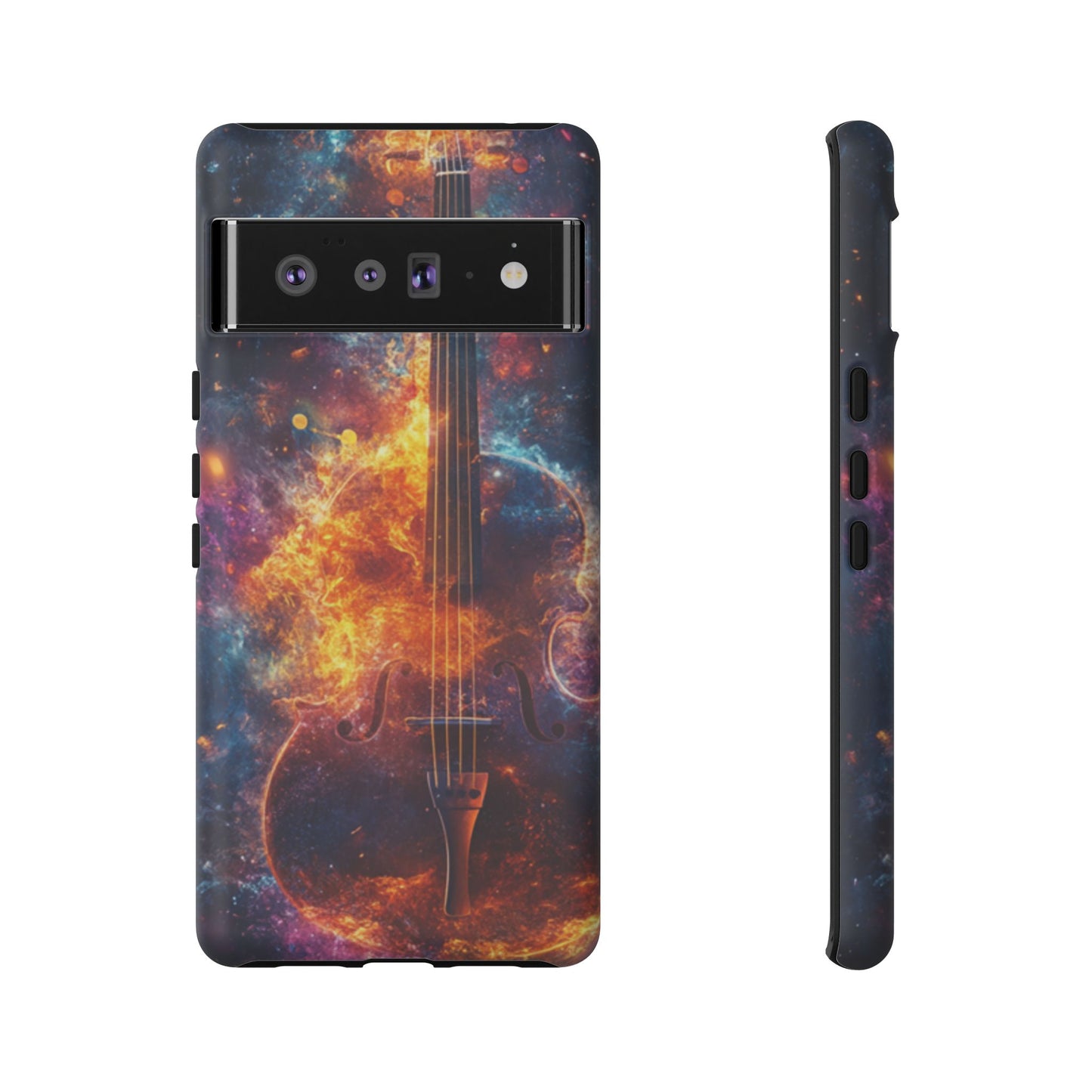 Fiery Violin Galaxy Phone Case – iPhone, Samsung, Google Pixel