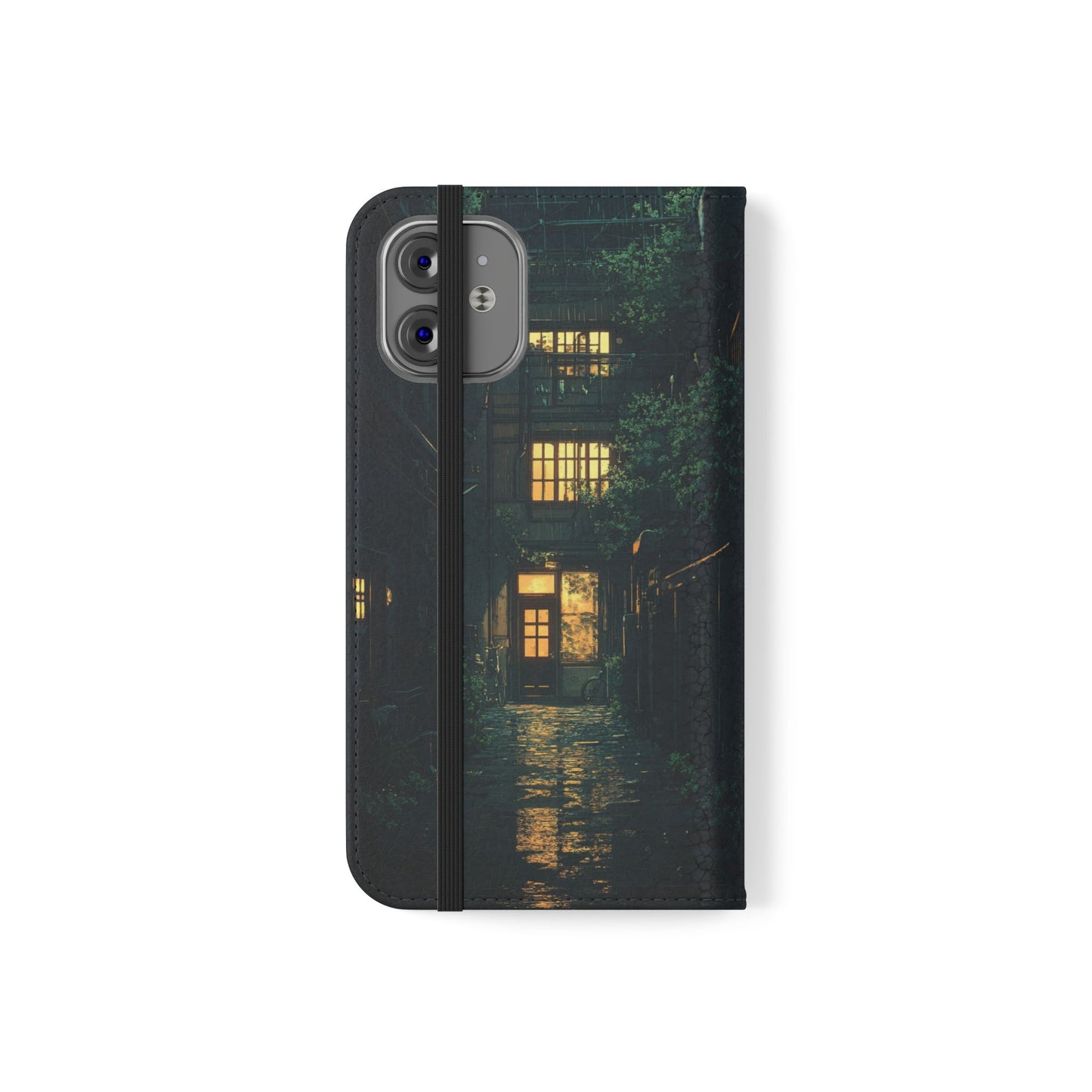 Rainy Alley - Wallet Flip Case