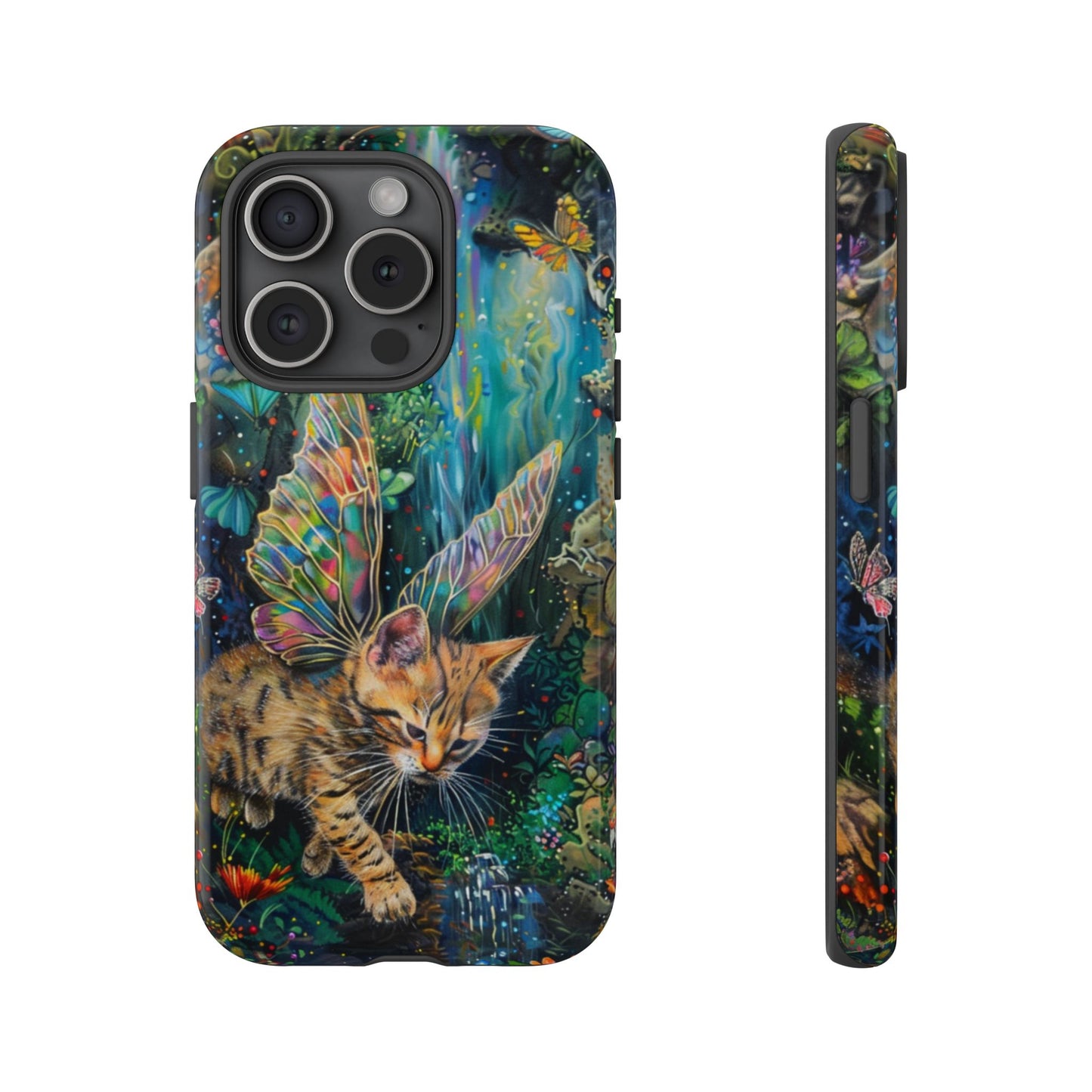 Fairy Garden Cat Phone Case – iPhone, Google Pixel, Samsung Galaxy