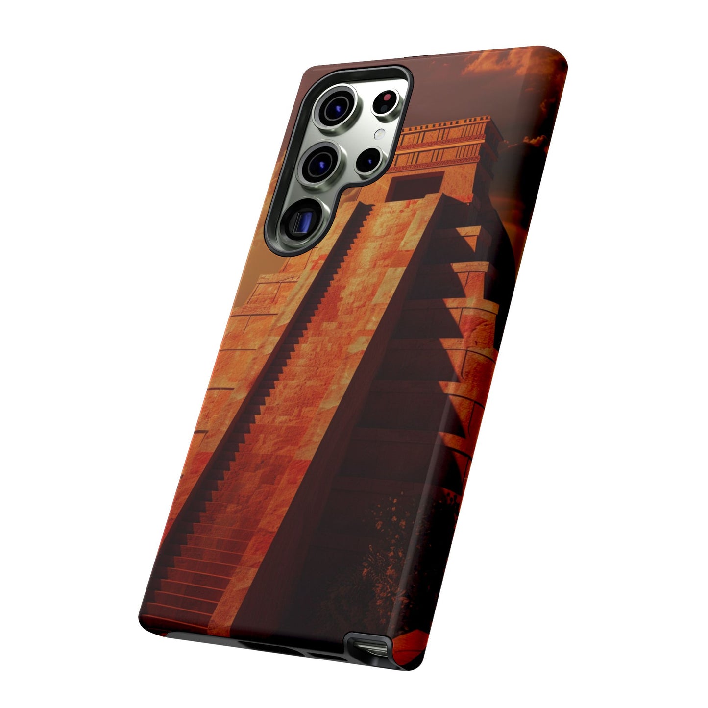 Mayan Pyramid Twilight Phone Case – iPhone, Google Pixel, Samsung Galaxy