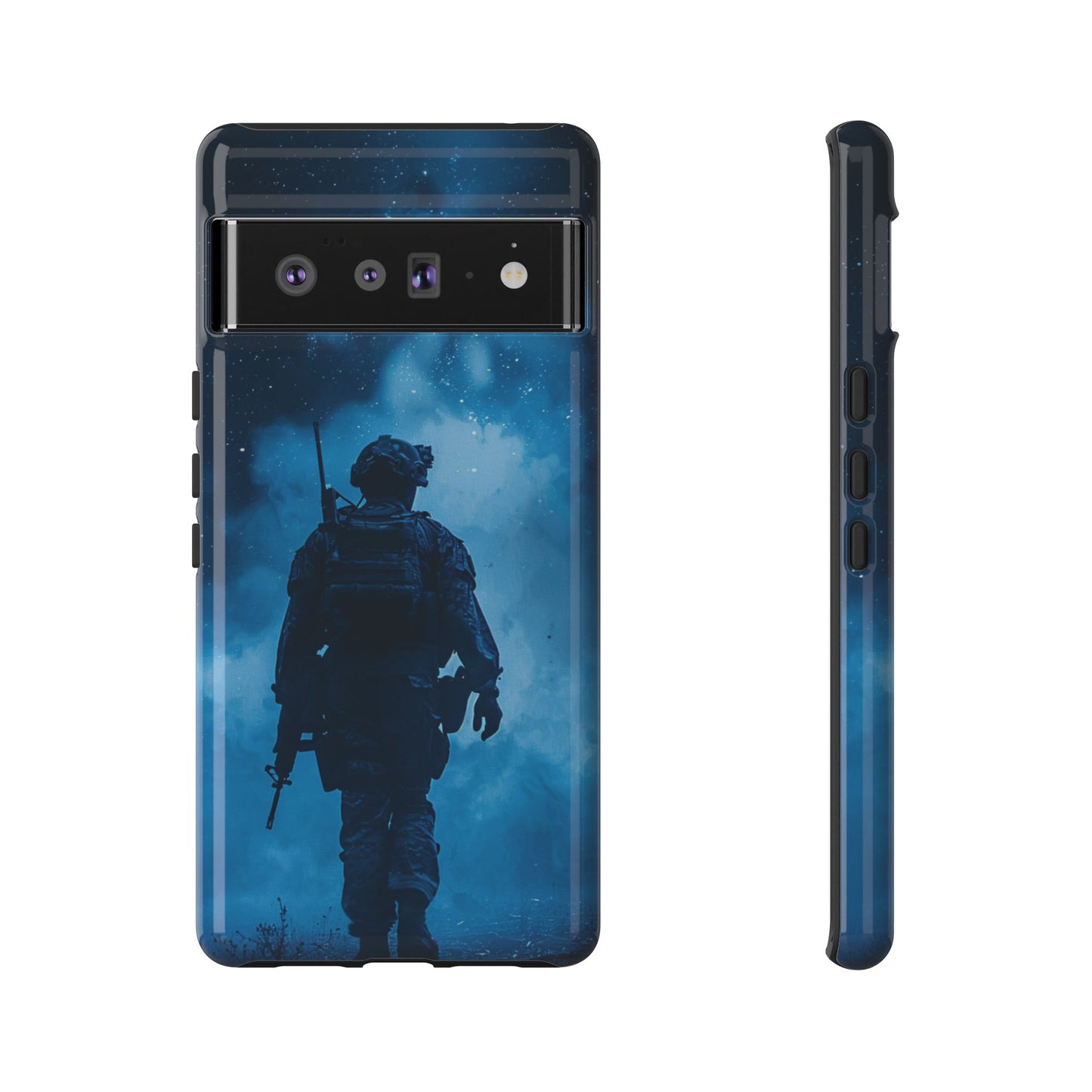 Midnight Sentinel Soldier – Tough Google Pixel Case