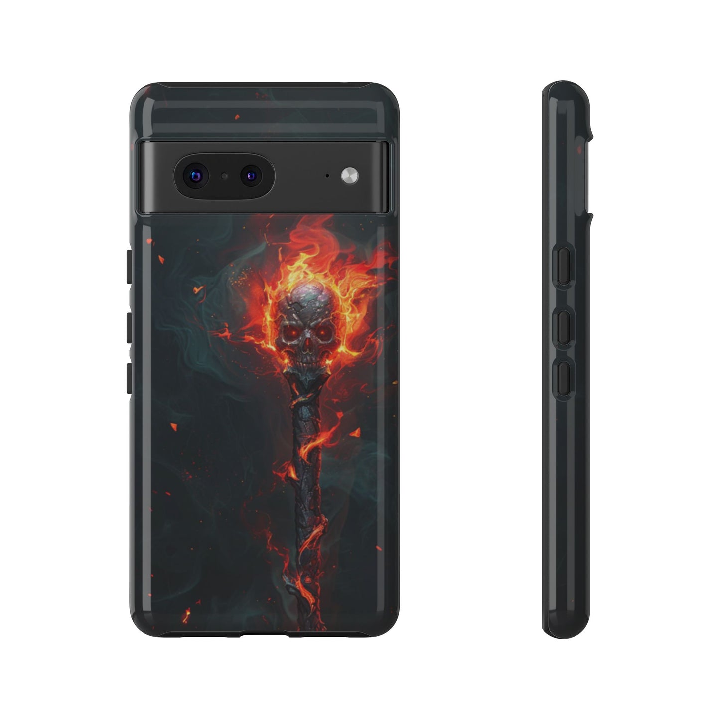 Inferno Skull Staff - Tough Google Pixel Case