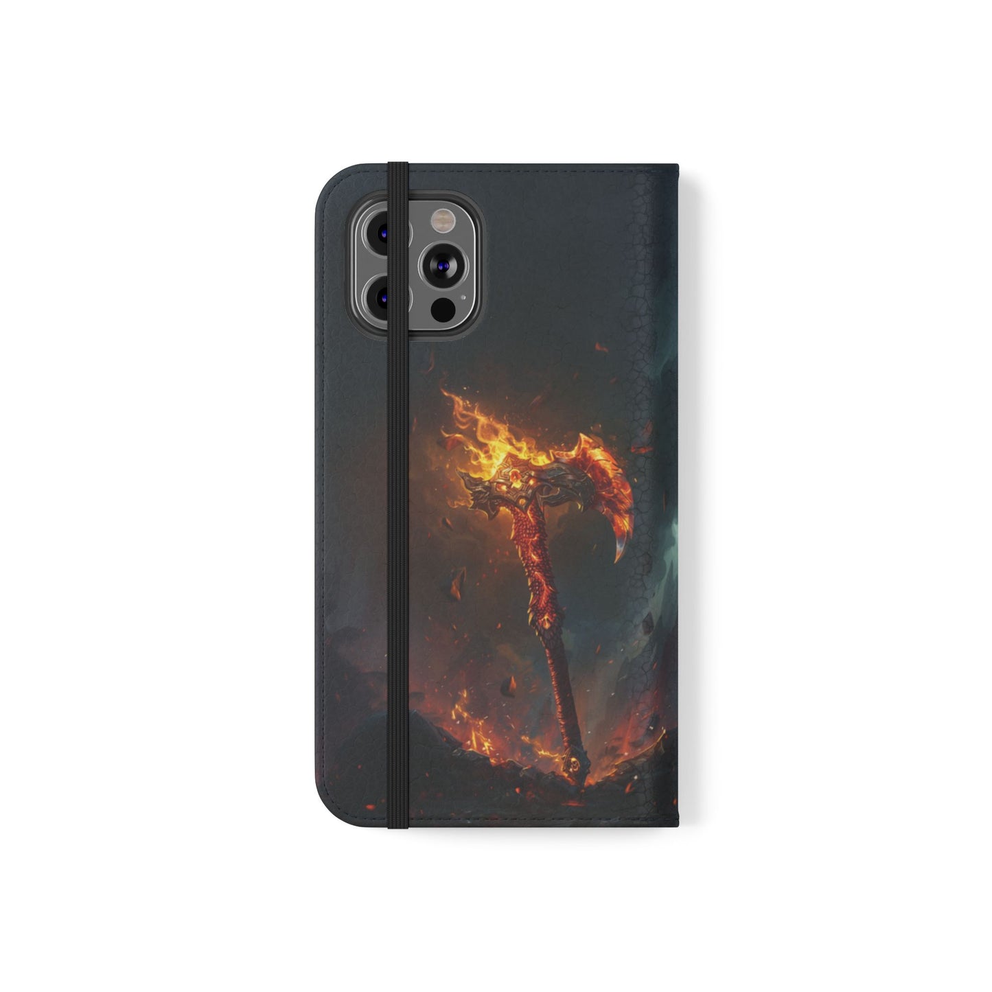 Dragon Fire Axe - Wallet Flip Case