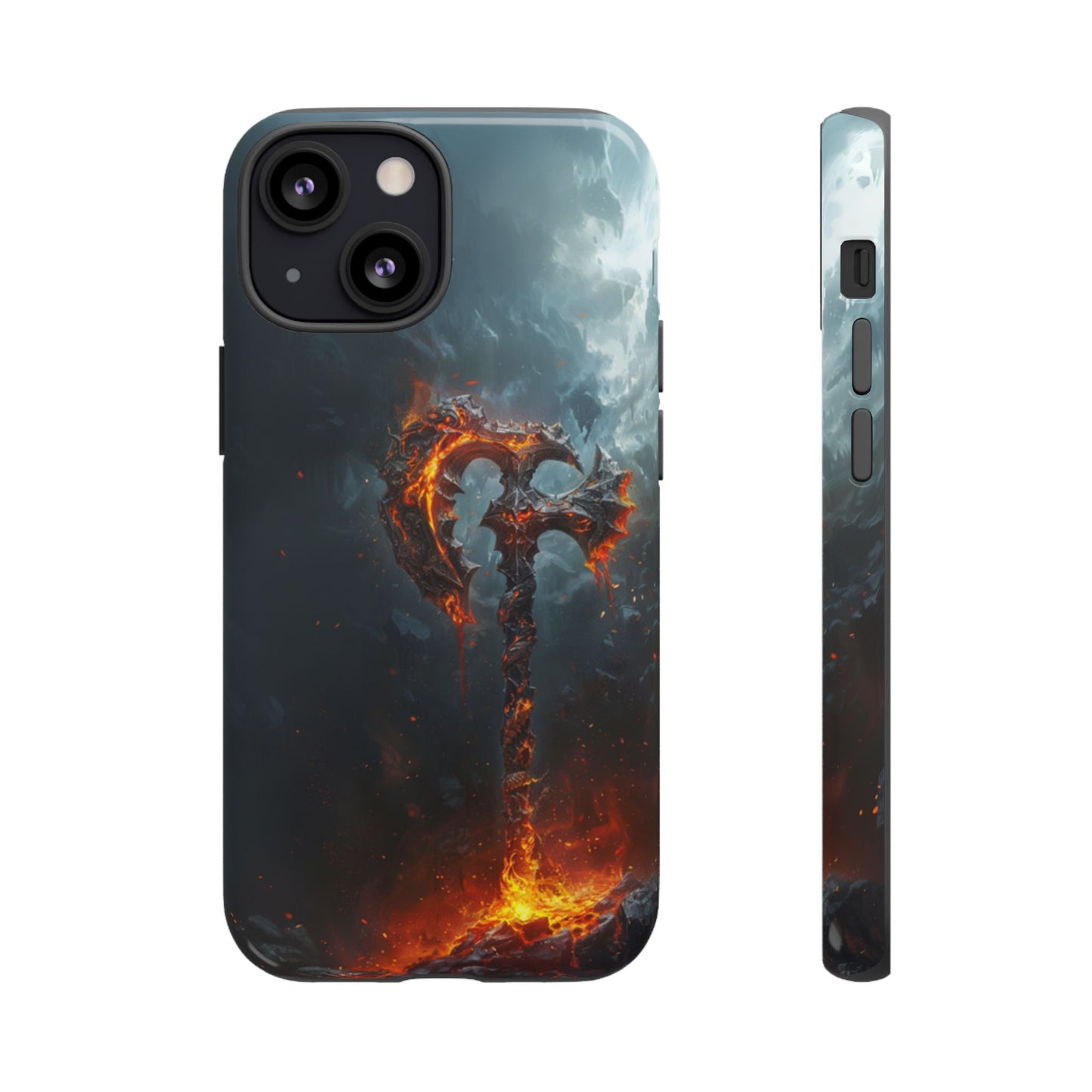 Molten War Axe - Tough iPhone Case