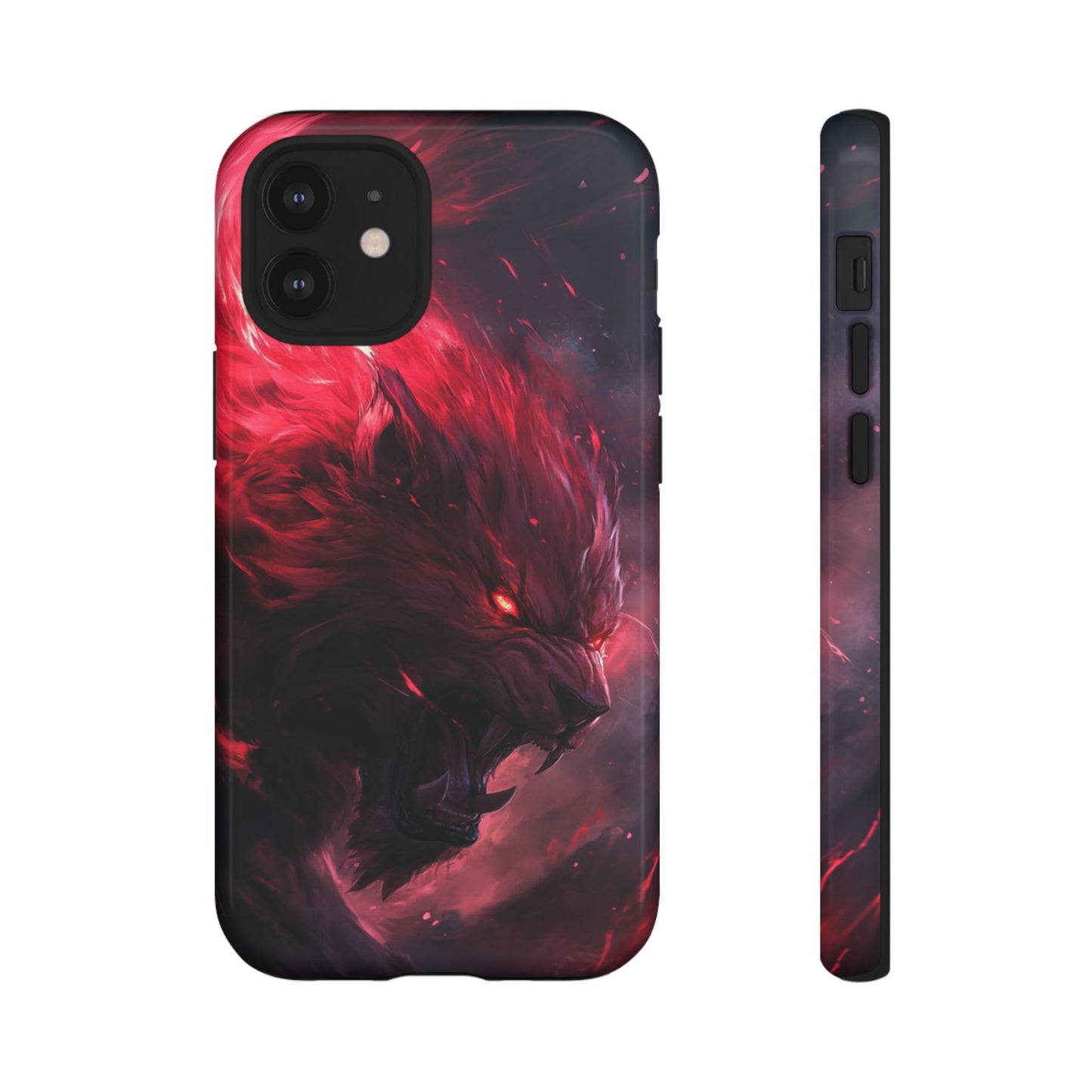 Fiery Wolf Spirit – Tough iPhone Case